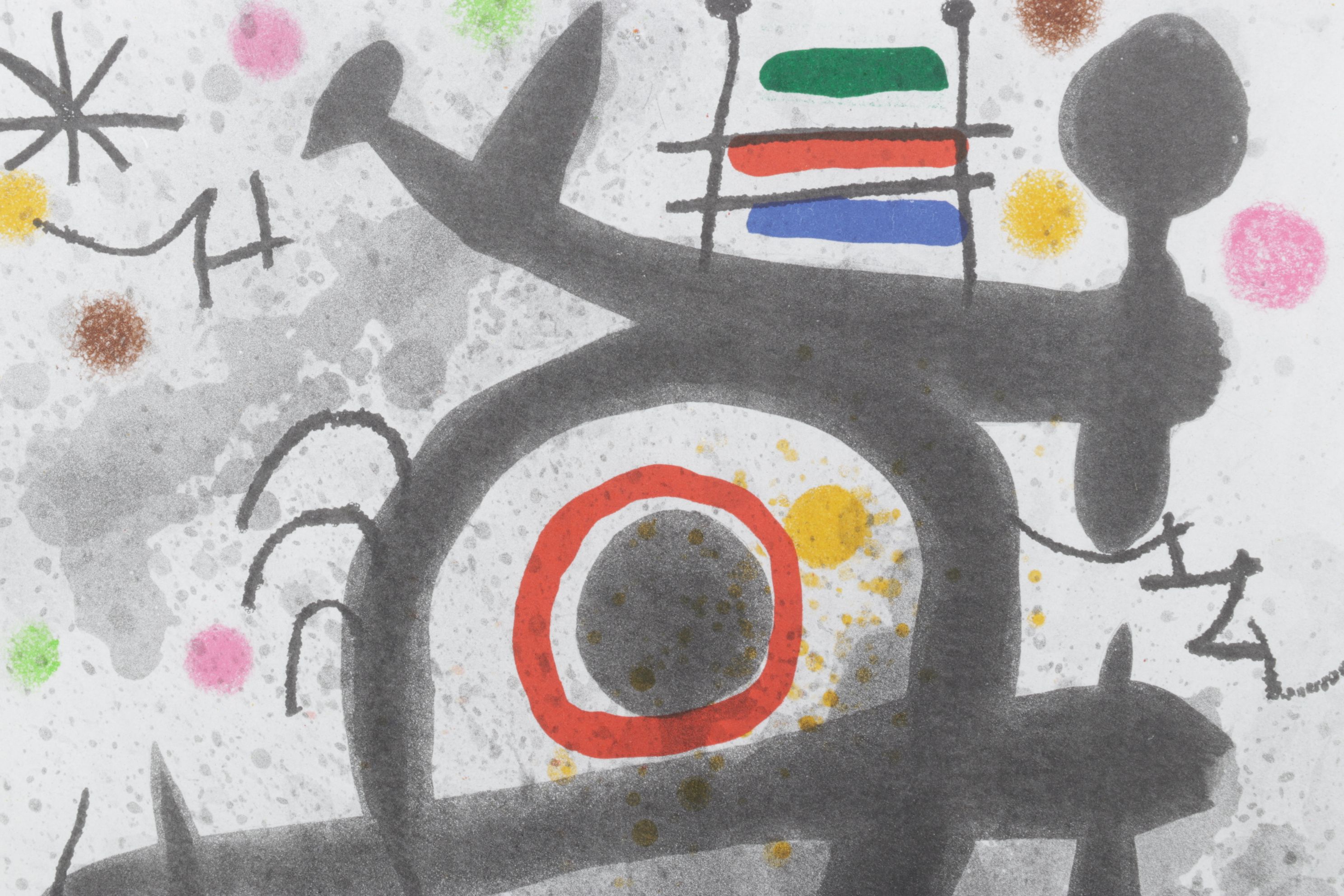 Joan Miró Color Lithograph for "Derrière le Miroir," 1971