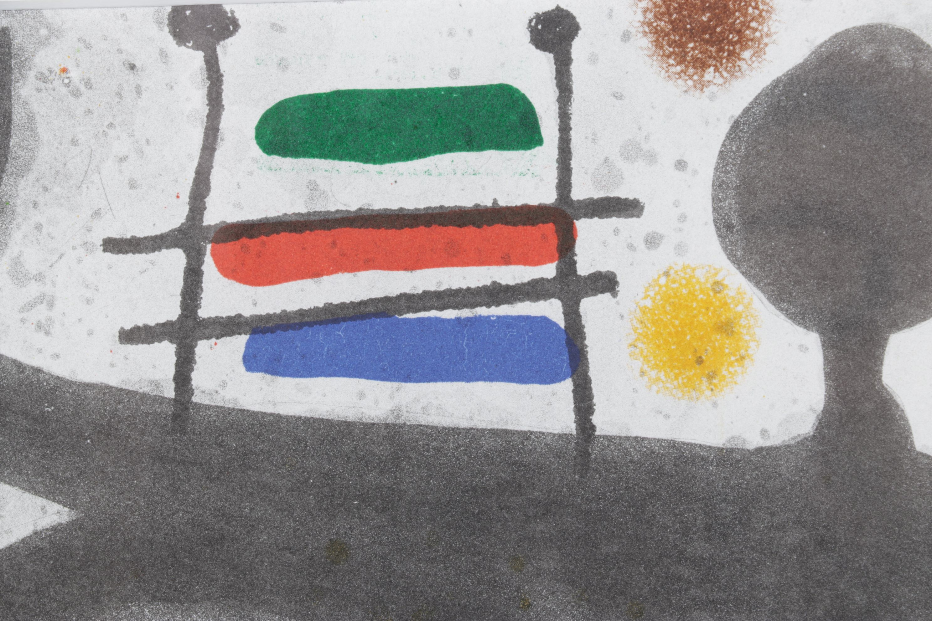 Joan Miró Color Lithograph for "Derrière le Miroir," 1971