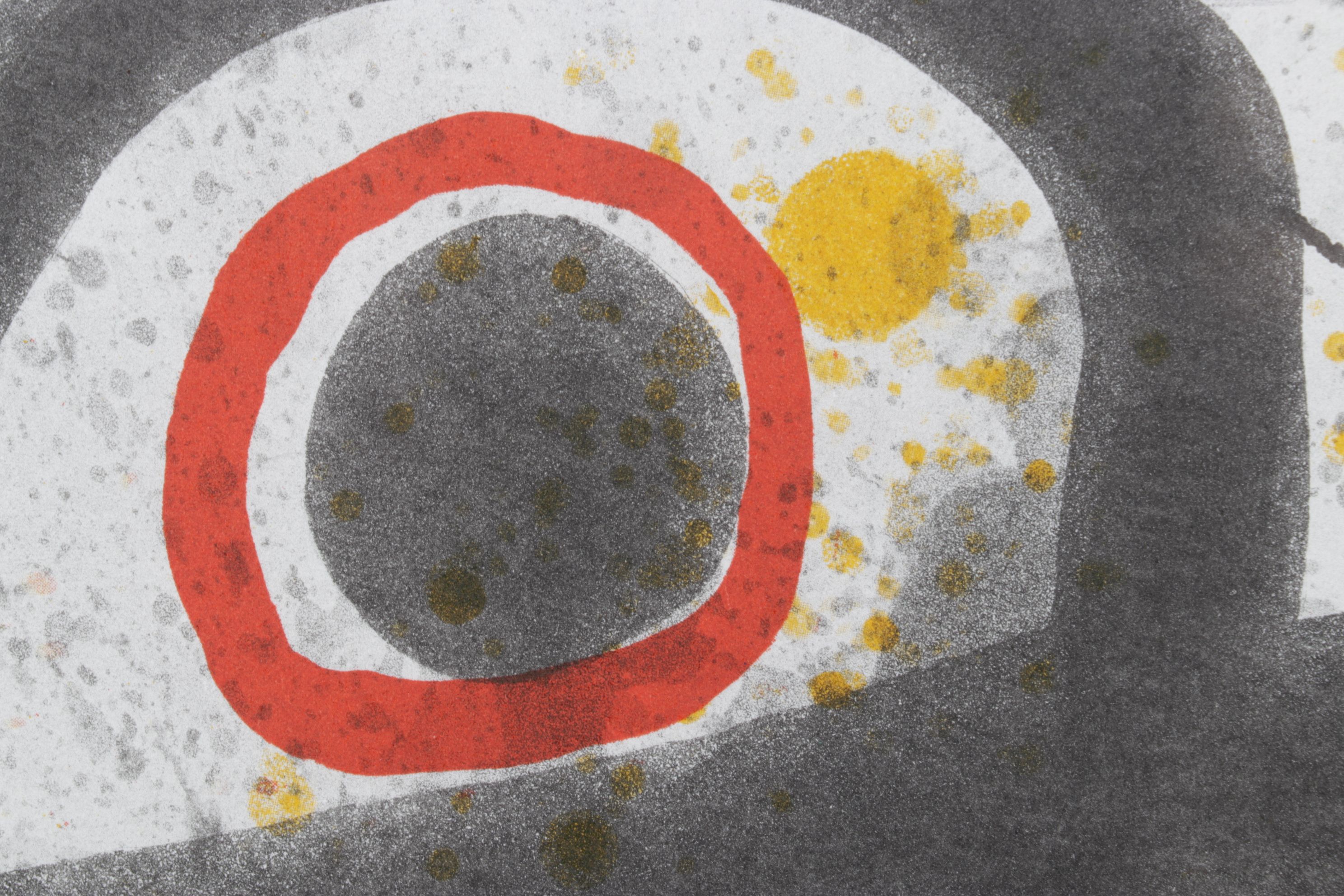 Joan Miró Color Lithograph for "Derrière le Miroir," 1971