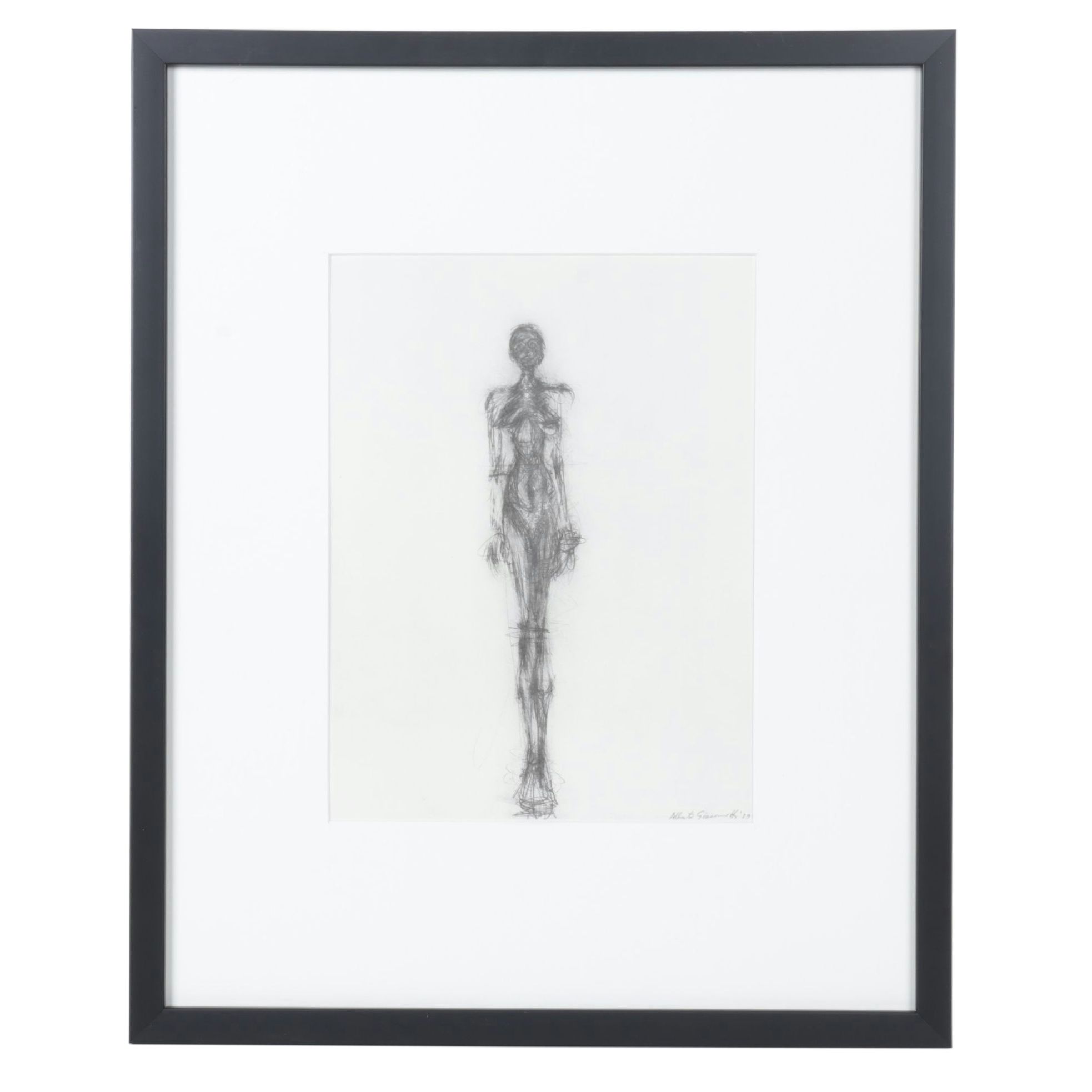 Lithograph After Alberto Giacometti for "Derrière le Miroir," 1971