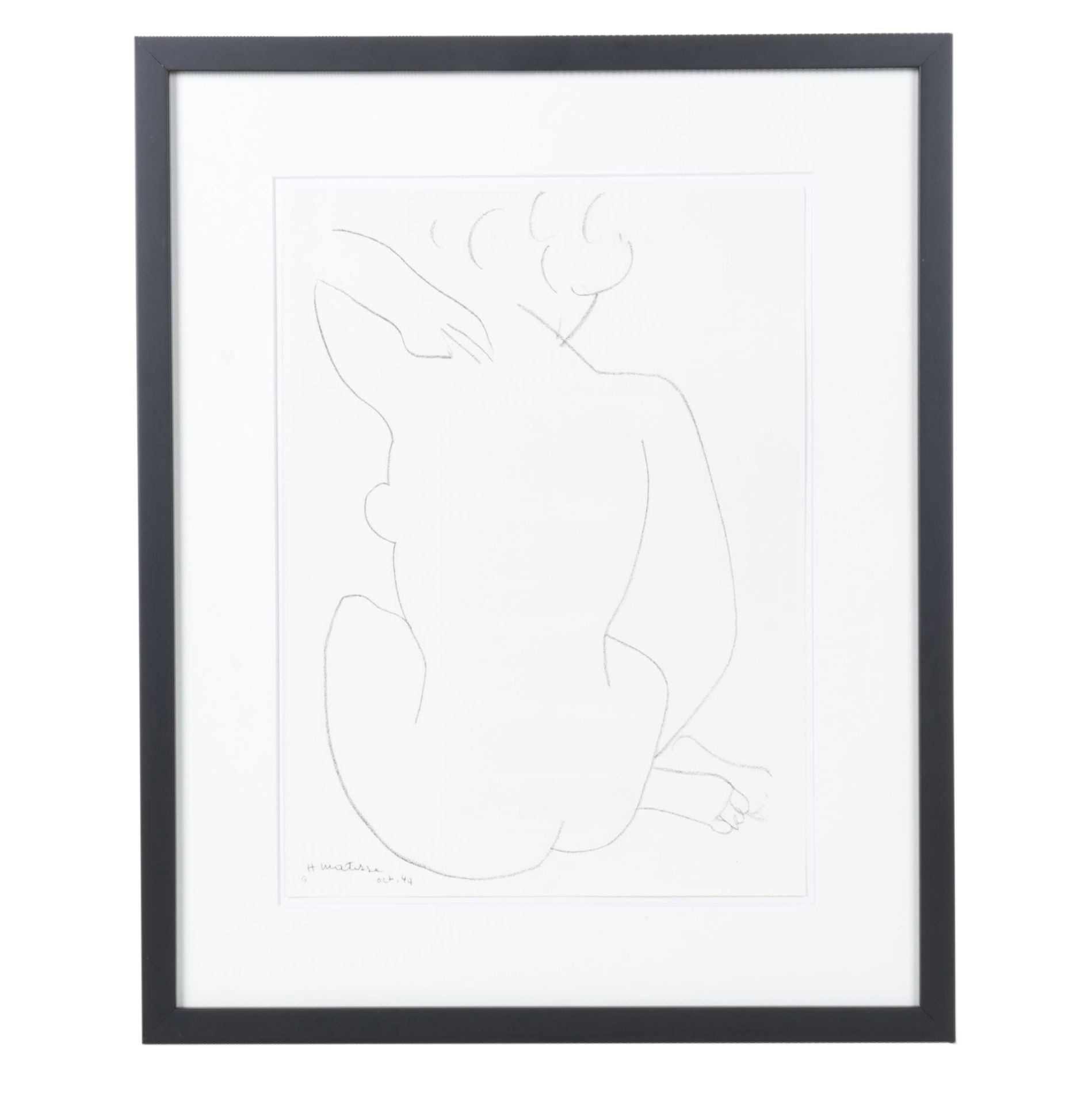 Lithograph After Henri Matisse for "Derrière le Miroir," 1952