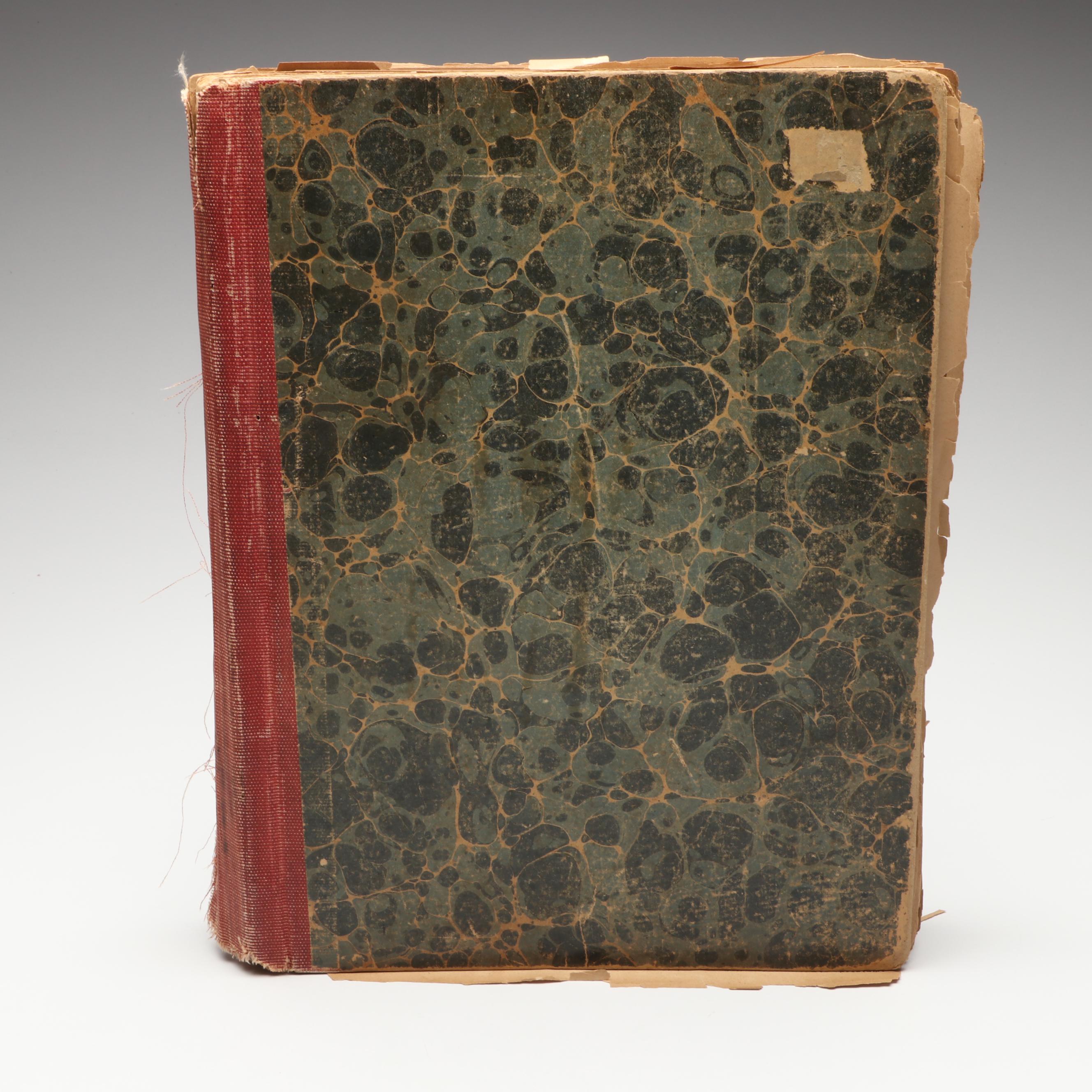 German "Lustige Blätter" Bound Magazine, 1900