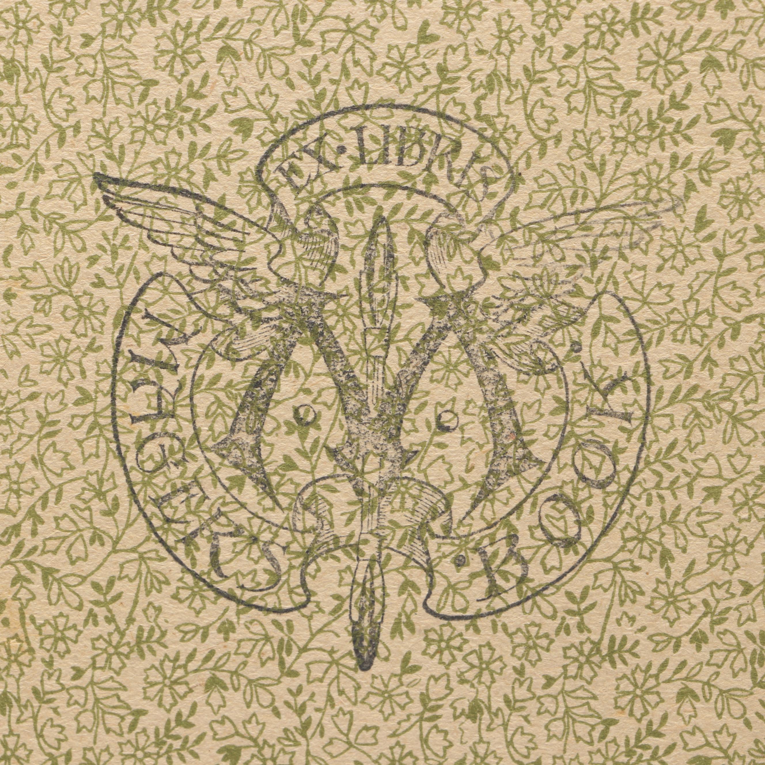 German "Lustige Blätter" Bound Magazine, 1900