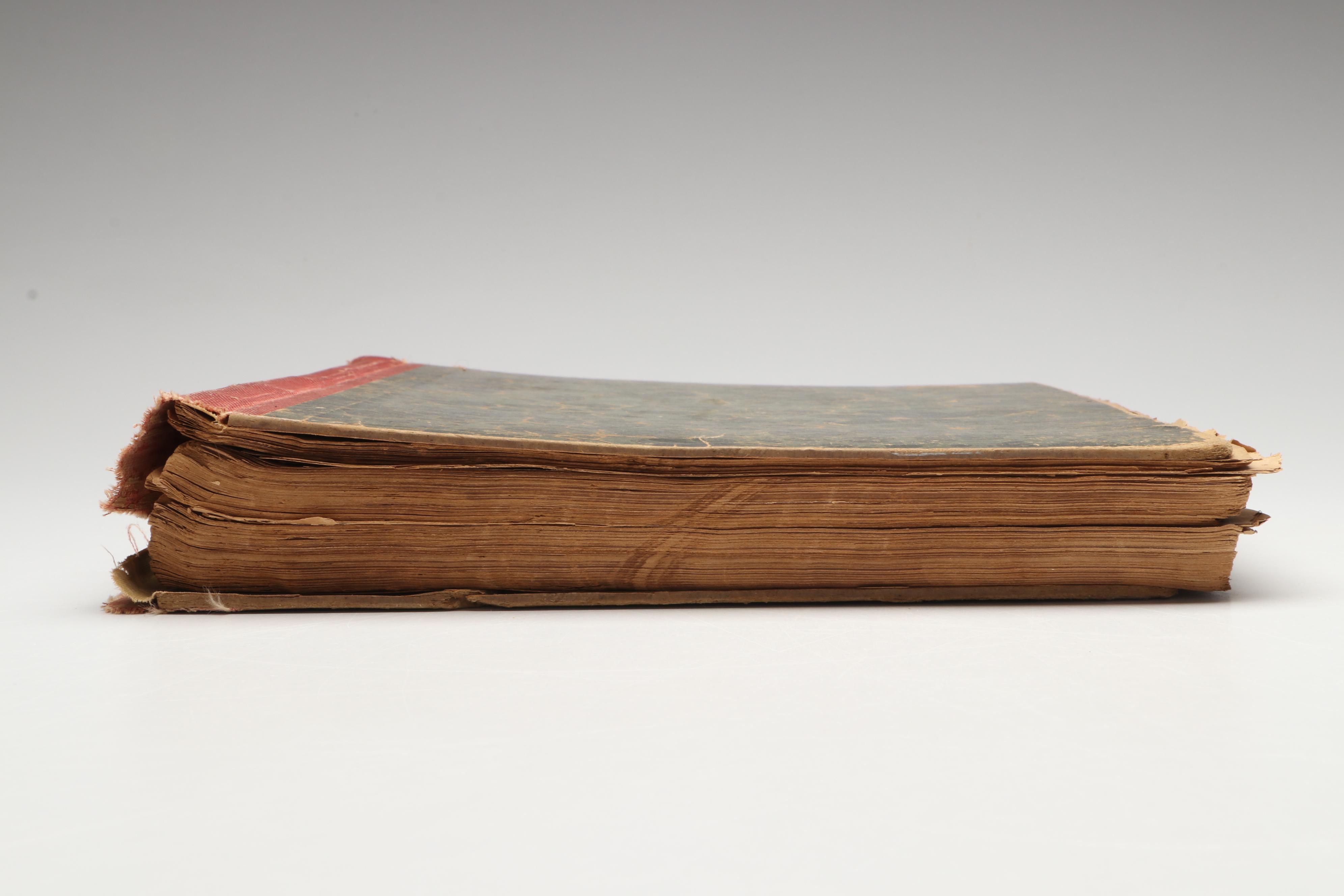 German "Lustige Blätter" Bound Magazine, 1900