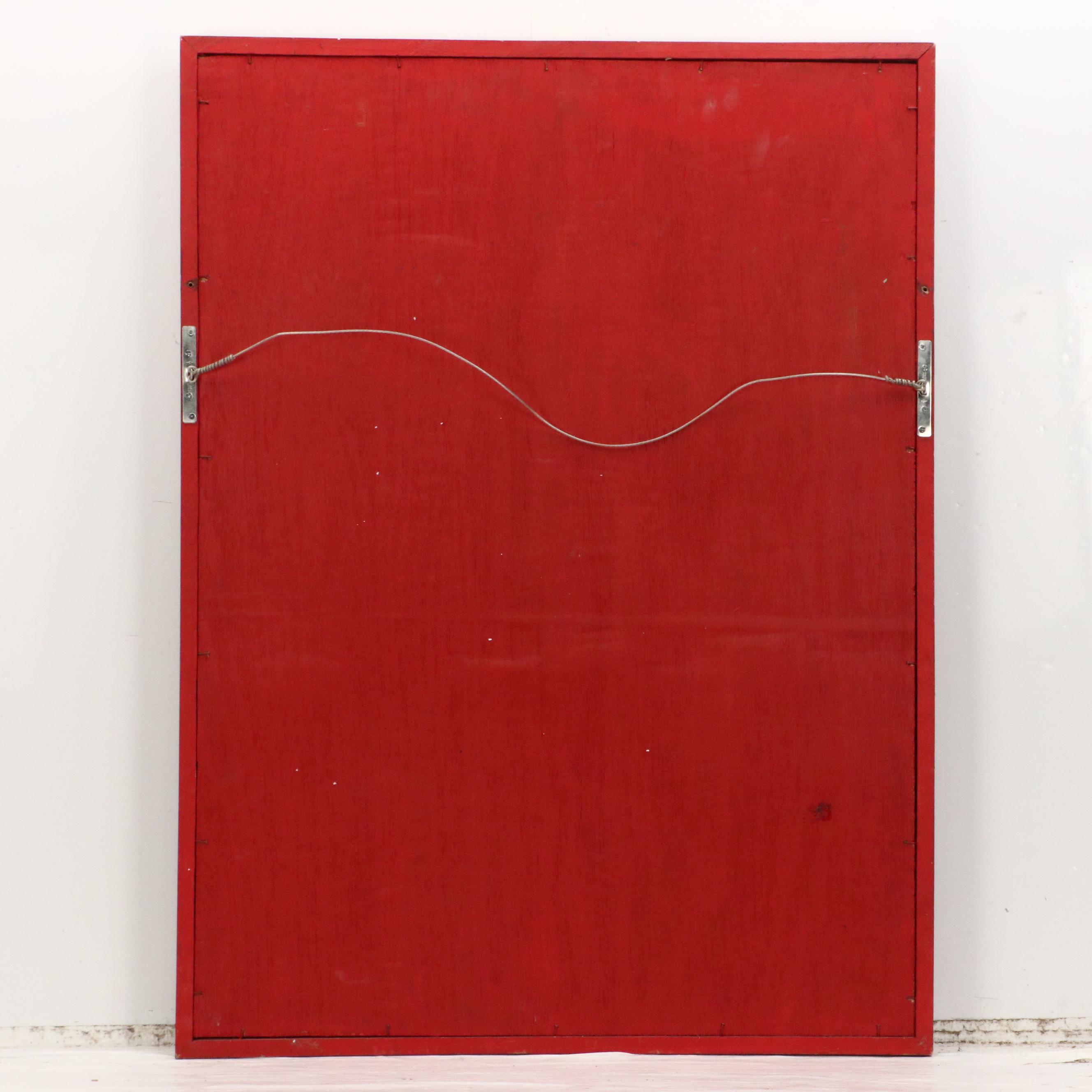 Tibetan Buddhist Thangka Relief Panel