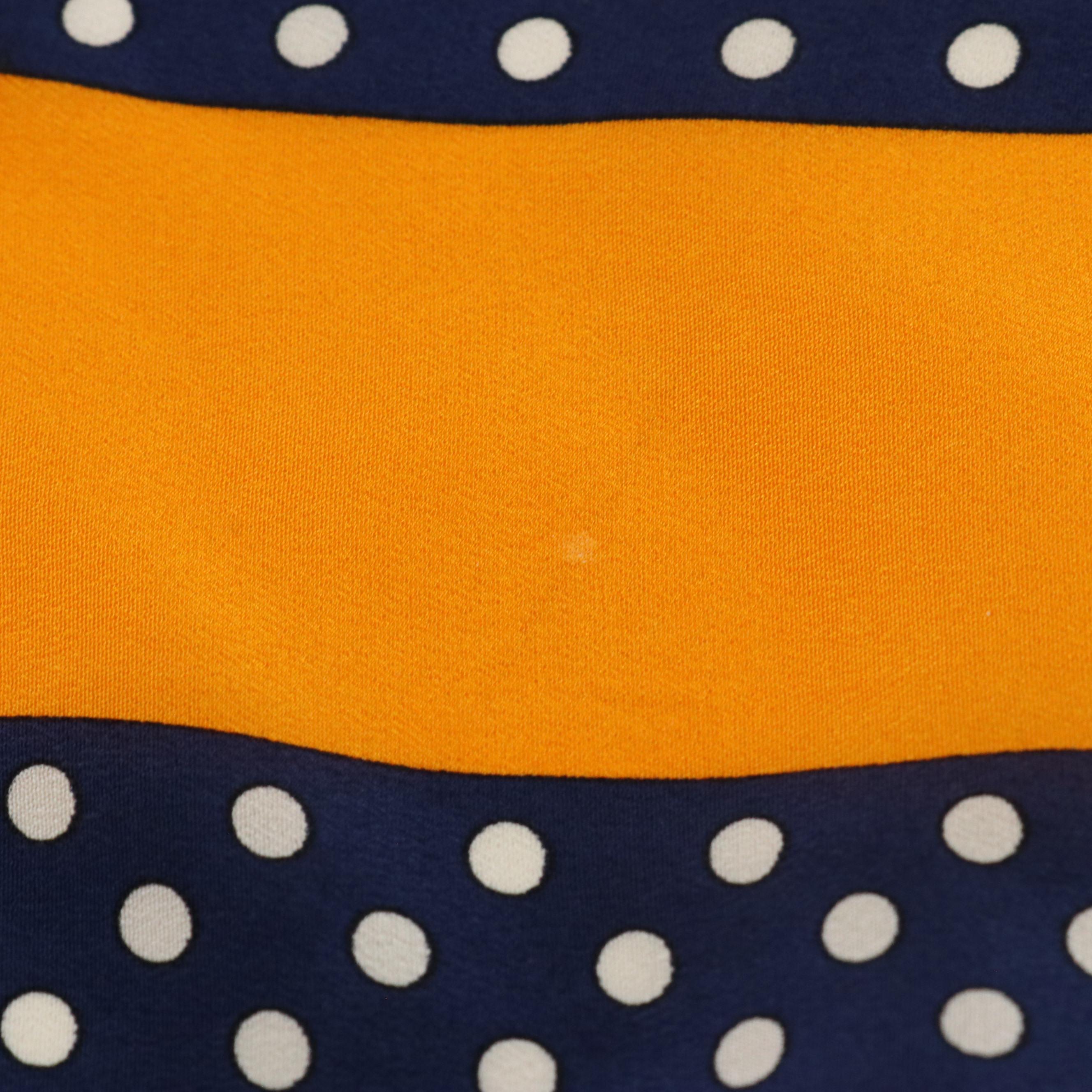 Yves Saint Laurent Dot Pattern Scarf 90 in Silk