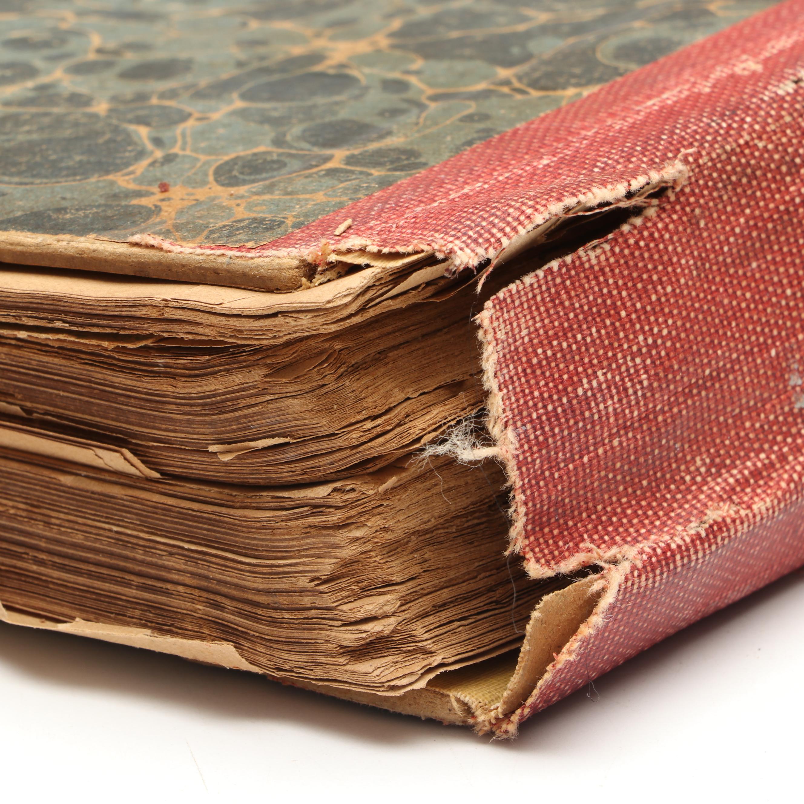 German "Lustige Blätter" Bound Magazine, 1900