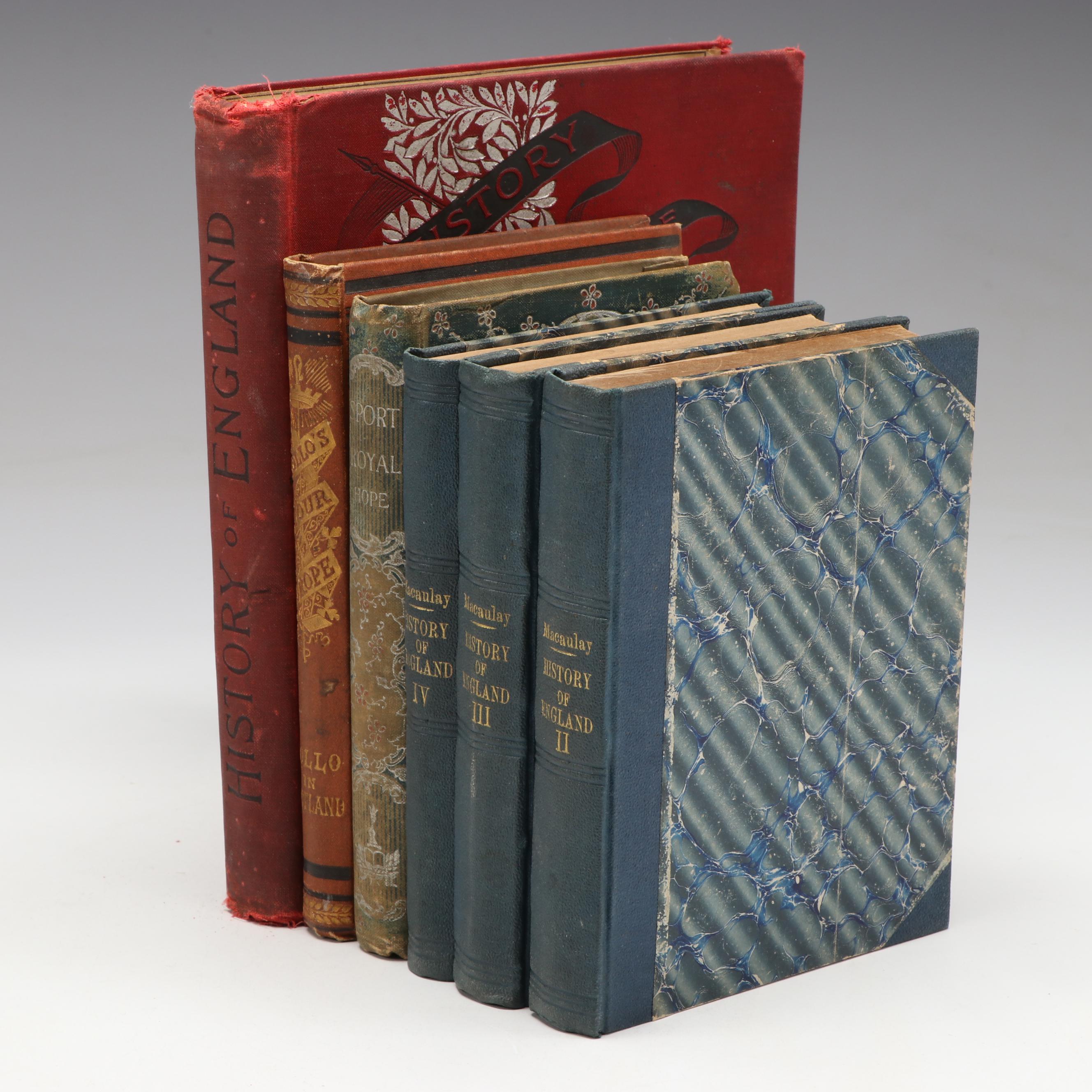 "The History of England" with More Antique Books