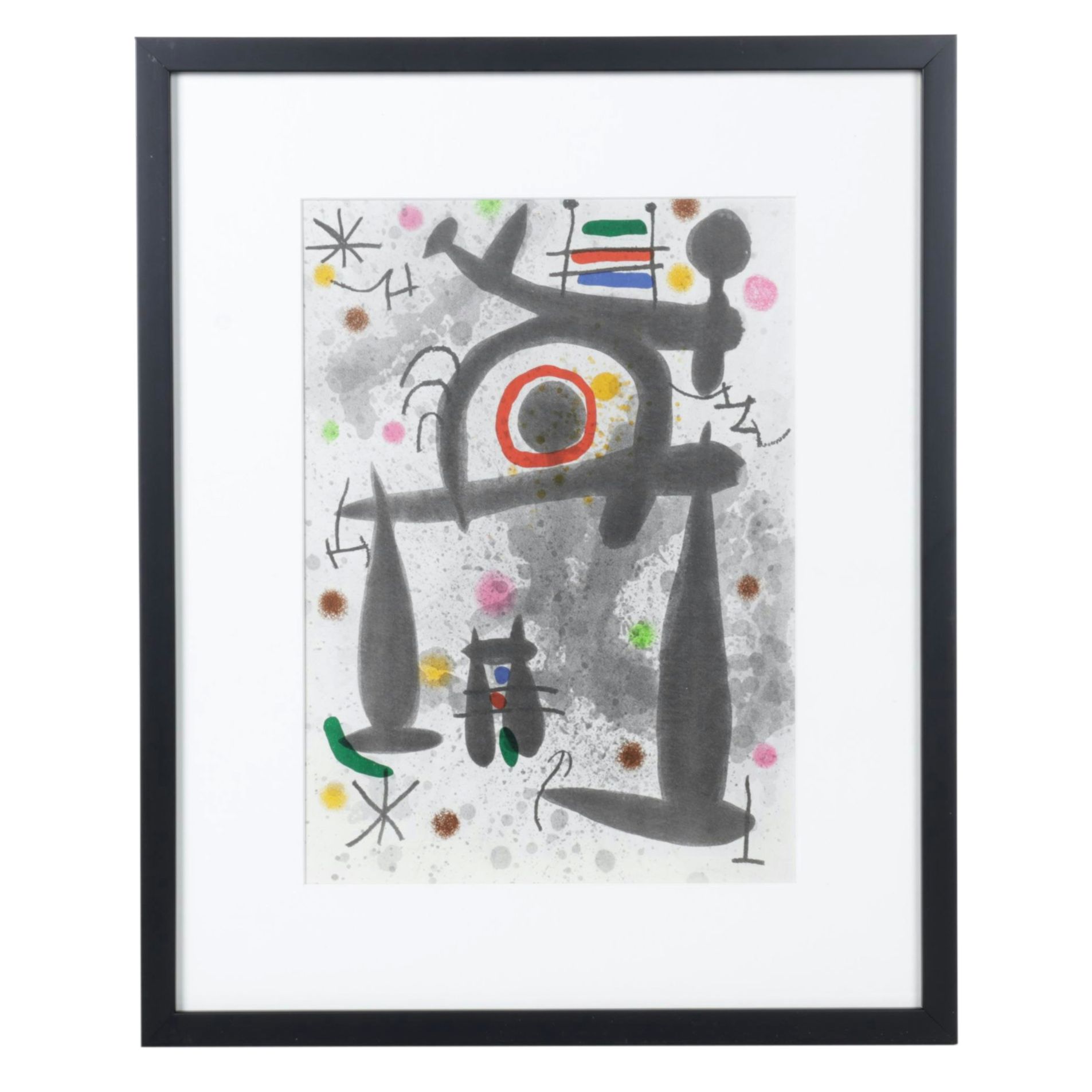 Joan Miró Color Lithograph for "Derrière le Miroir," 1971