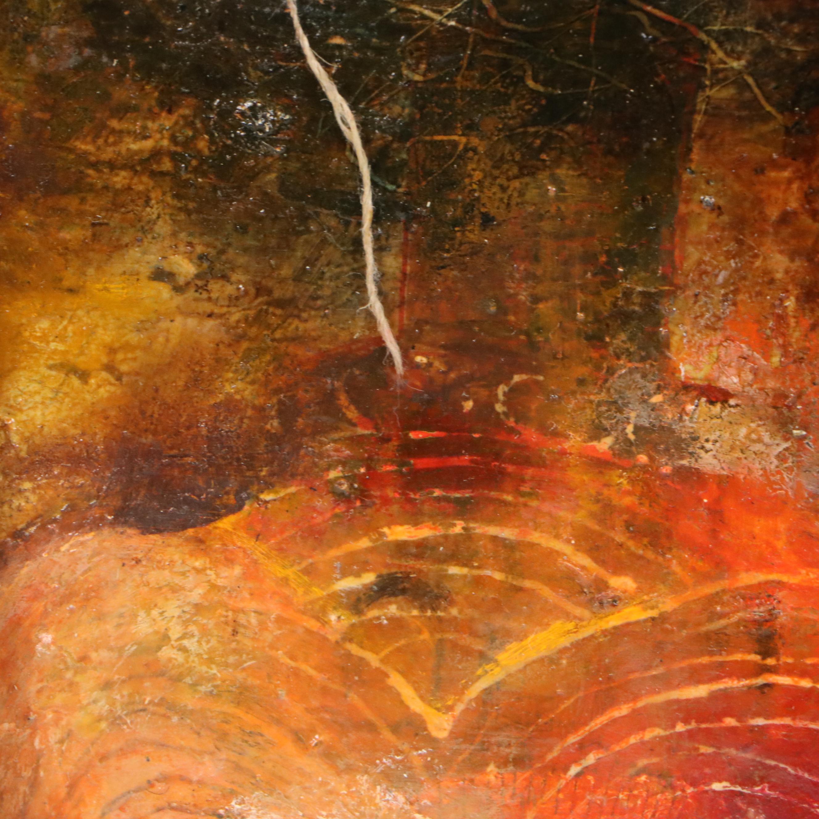 Nikolay Manuylov "Kuk" Oil Painting of Surreal Creature, Mid to Late 20th C.