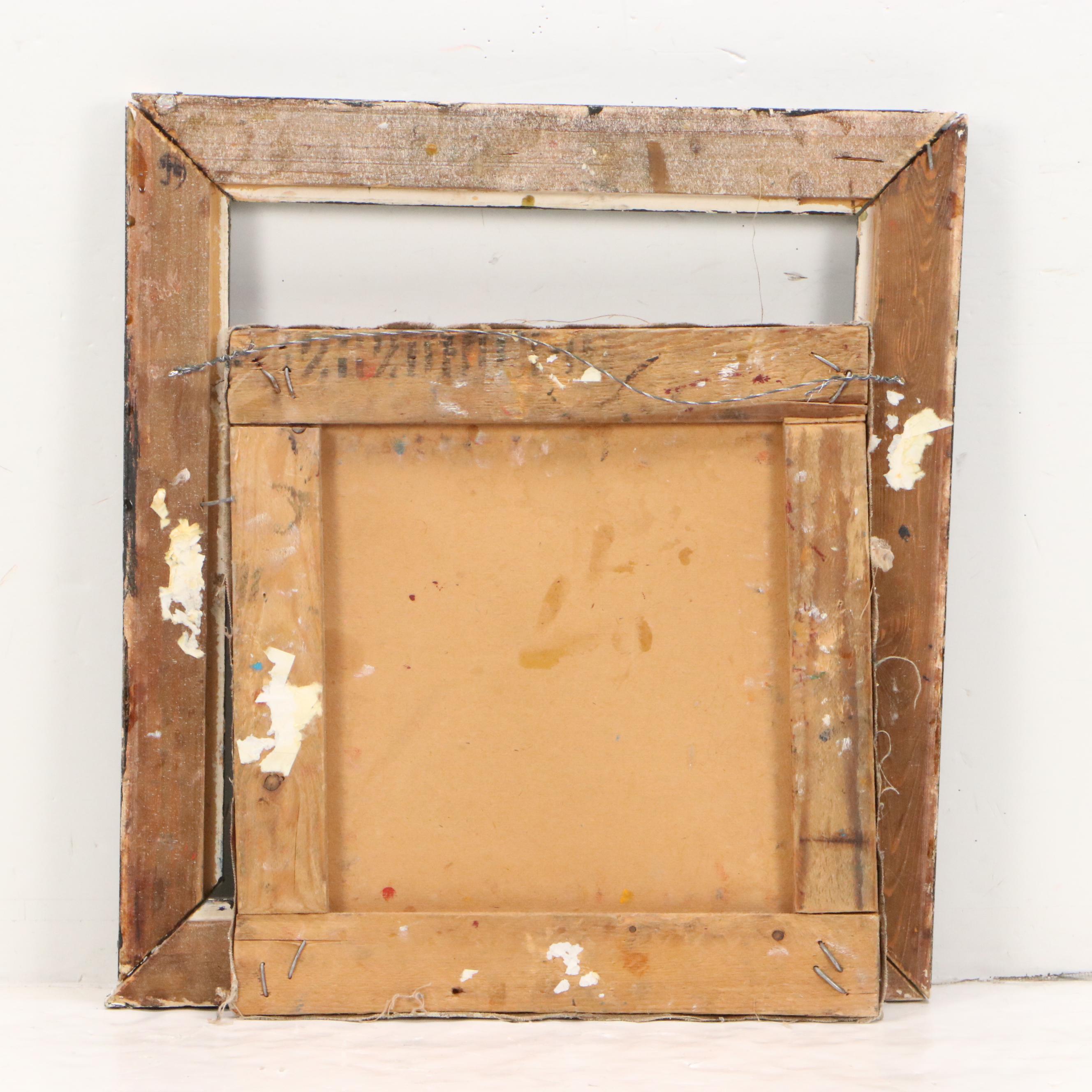 Nikolay Manuylov "Kuk" Oil Painting of Surreal Creature, Mid to Late 20th C.