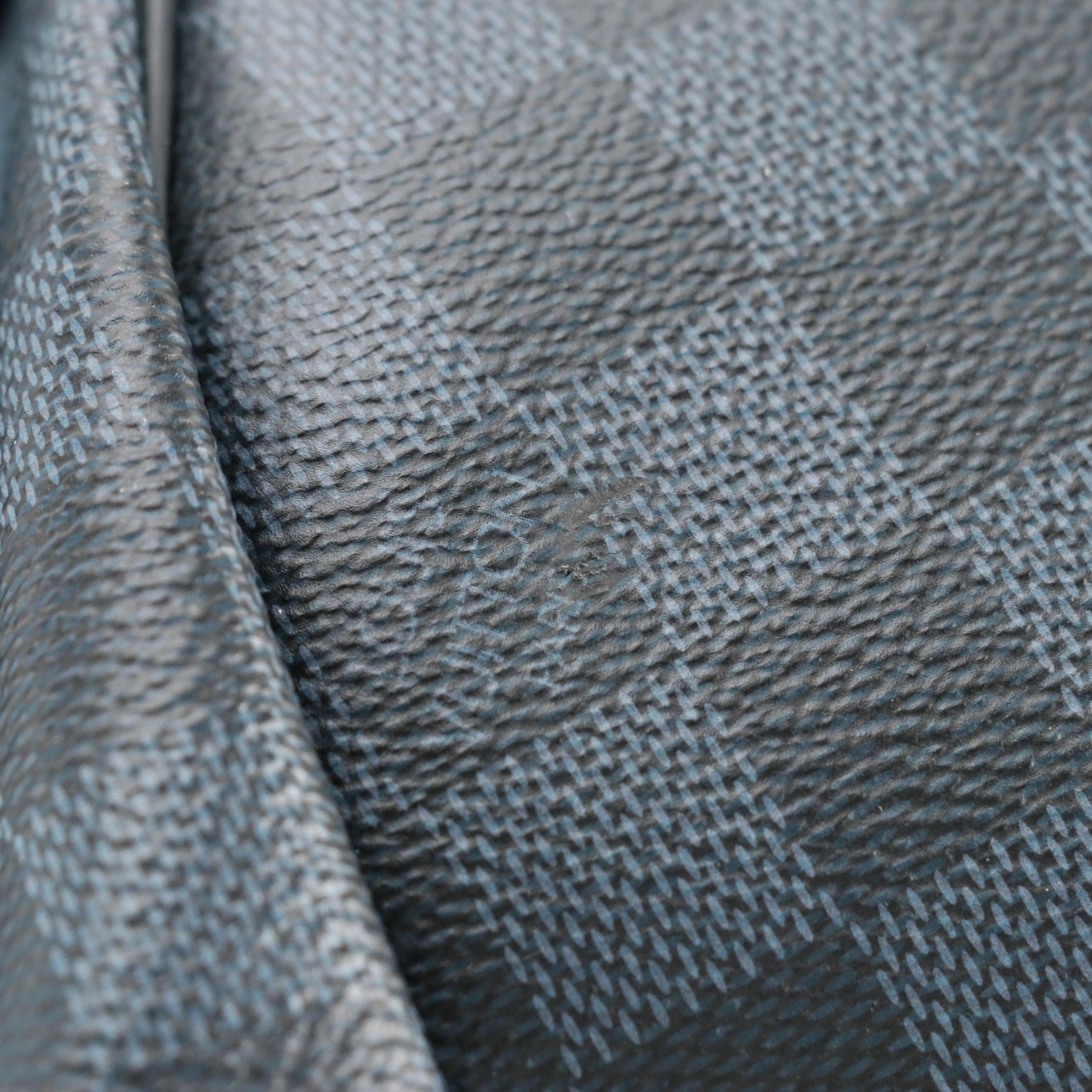 Louis Vuitton Keepall Bandoulière 45 in Damier Graphite Canvas and Black Leather