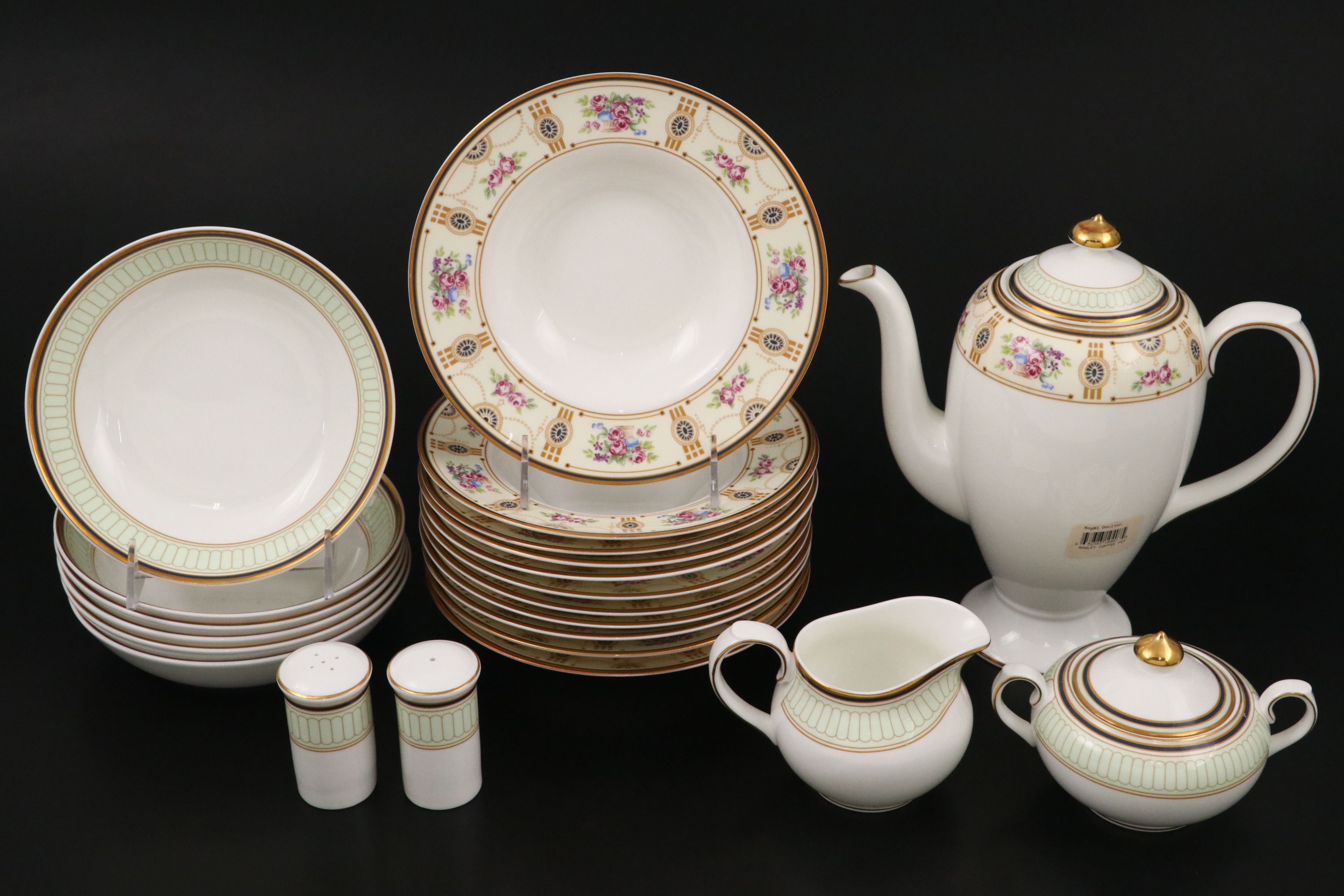Royal Doulton "Rowley" Porcelain Dinnerware and Serving Pieces, 2001-2004
