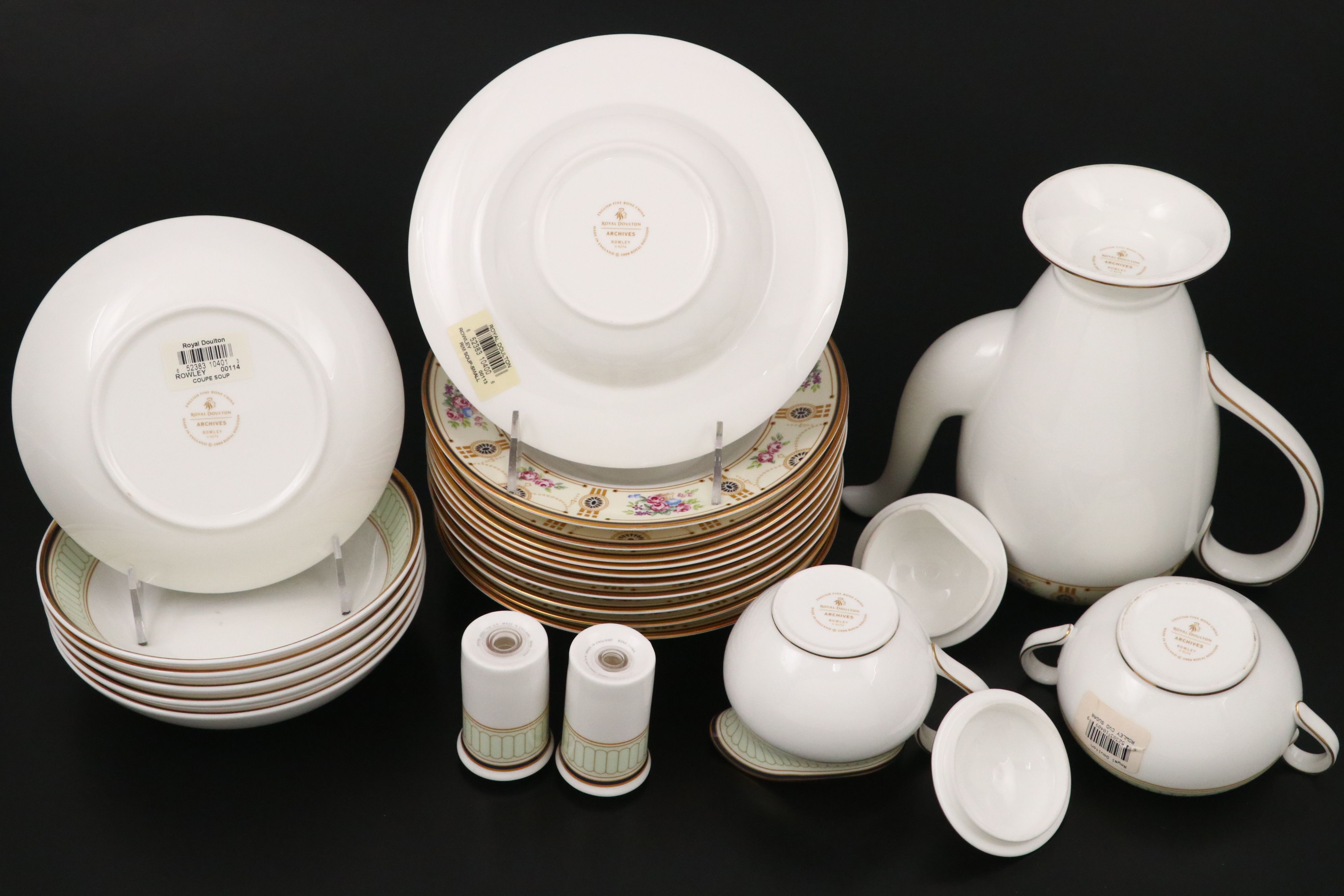 Royal Doulton "Rowley" Porcelain Dinnerware and Serving Pieces, 2001-2004
