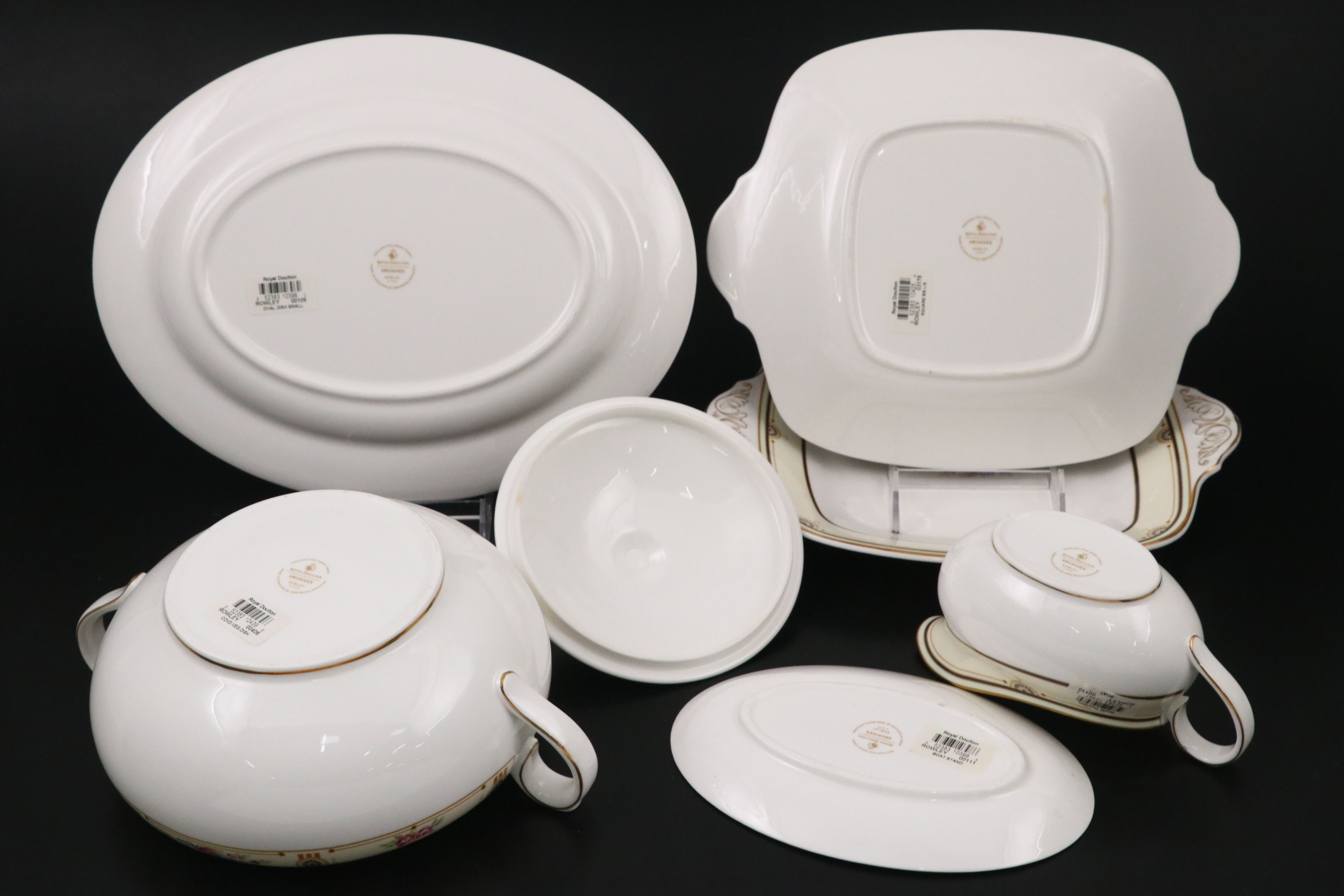 Royal Doulton "Rowley" Porcelain Dinnerware and Serving Pieces, 2001-2004