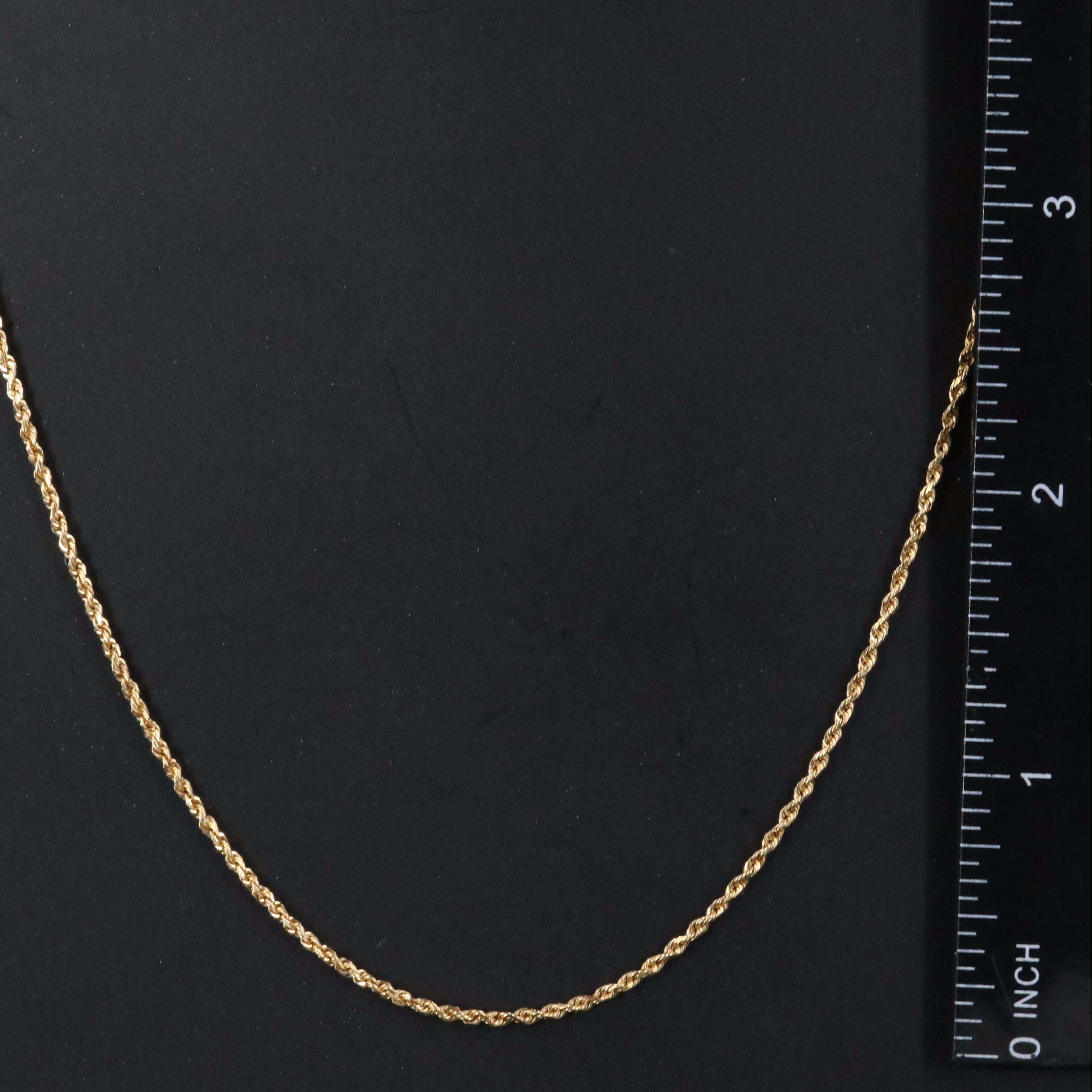 14K Rope Chain Necklace