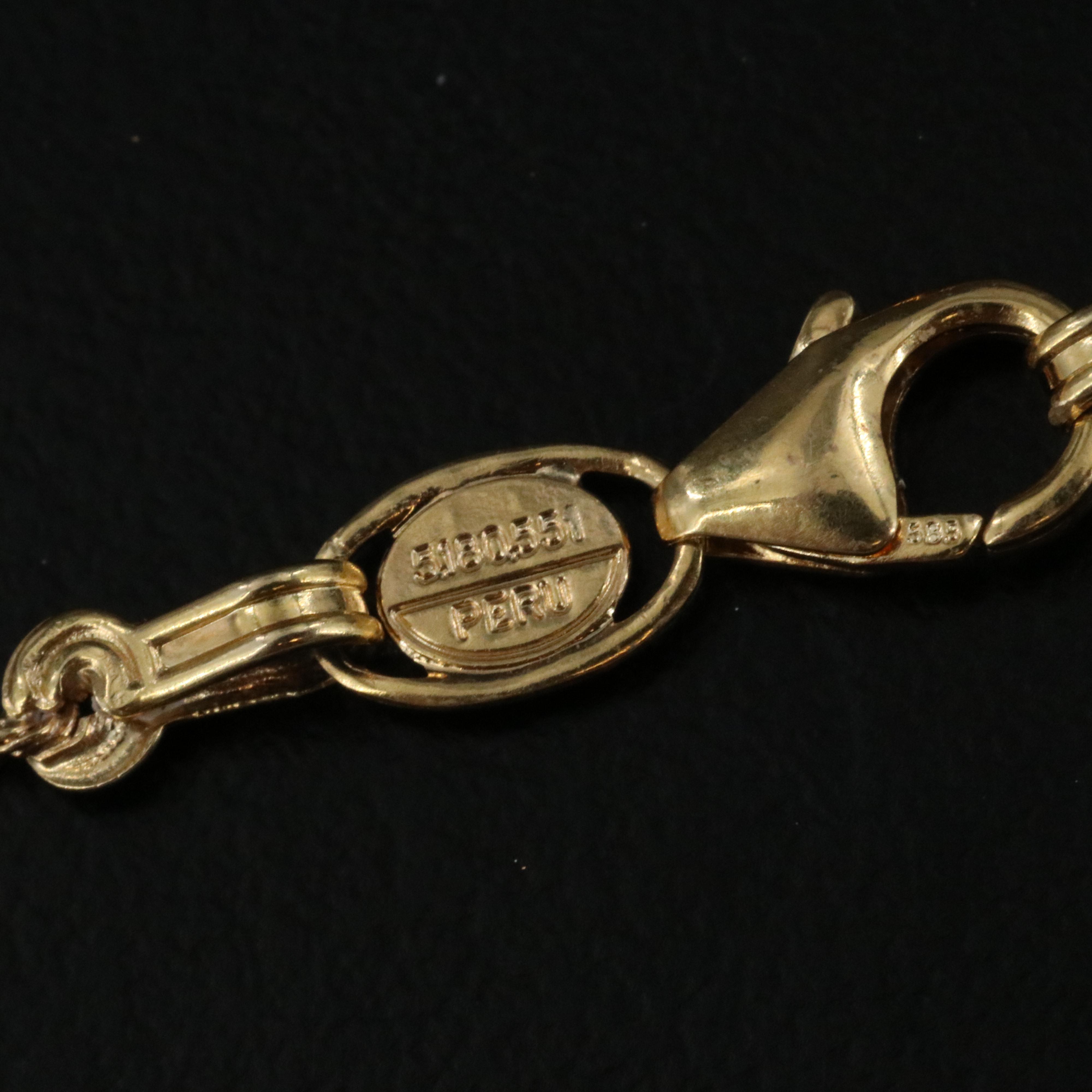 14K Rope Chain Necklace