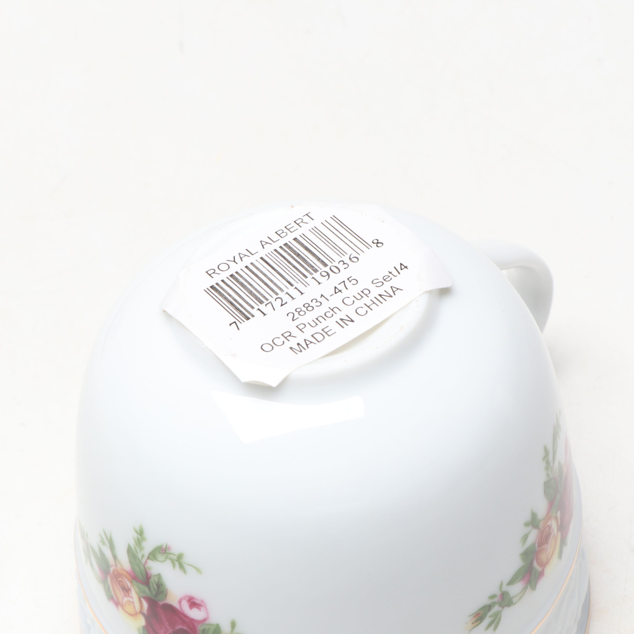 Royal Albert "Old Country Roses" Divided Dish with Punch Bowl and Cups