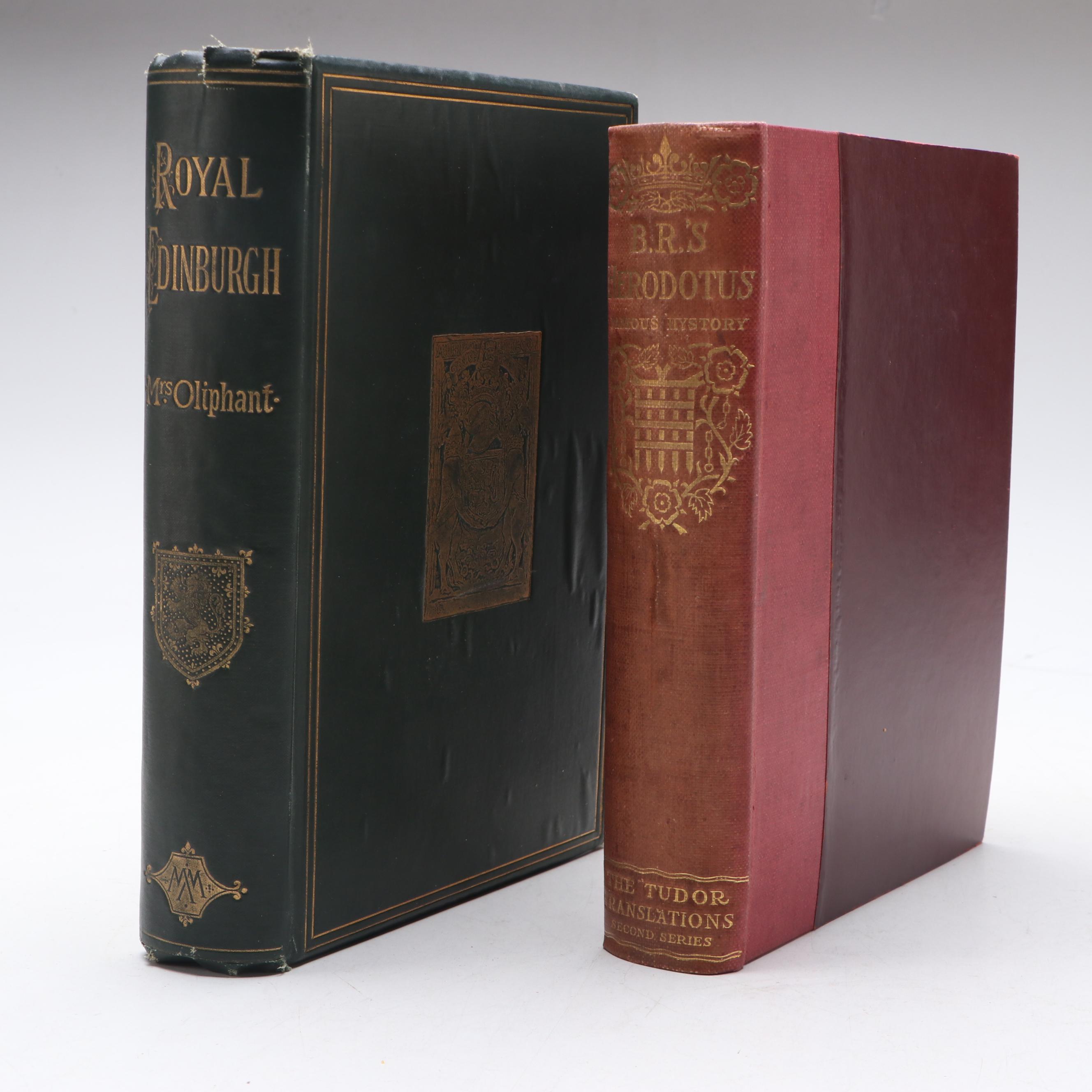 First Edition "Royal Edinburgh" by Margaret Oliphant and More