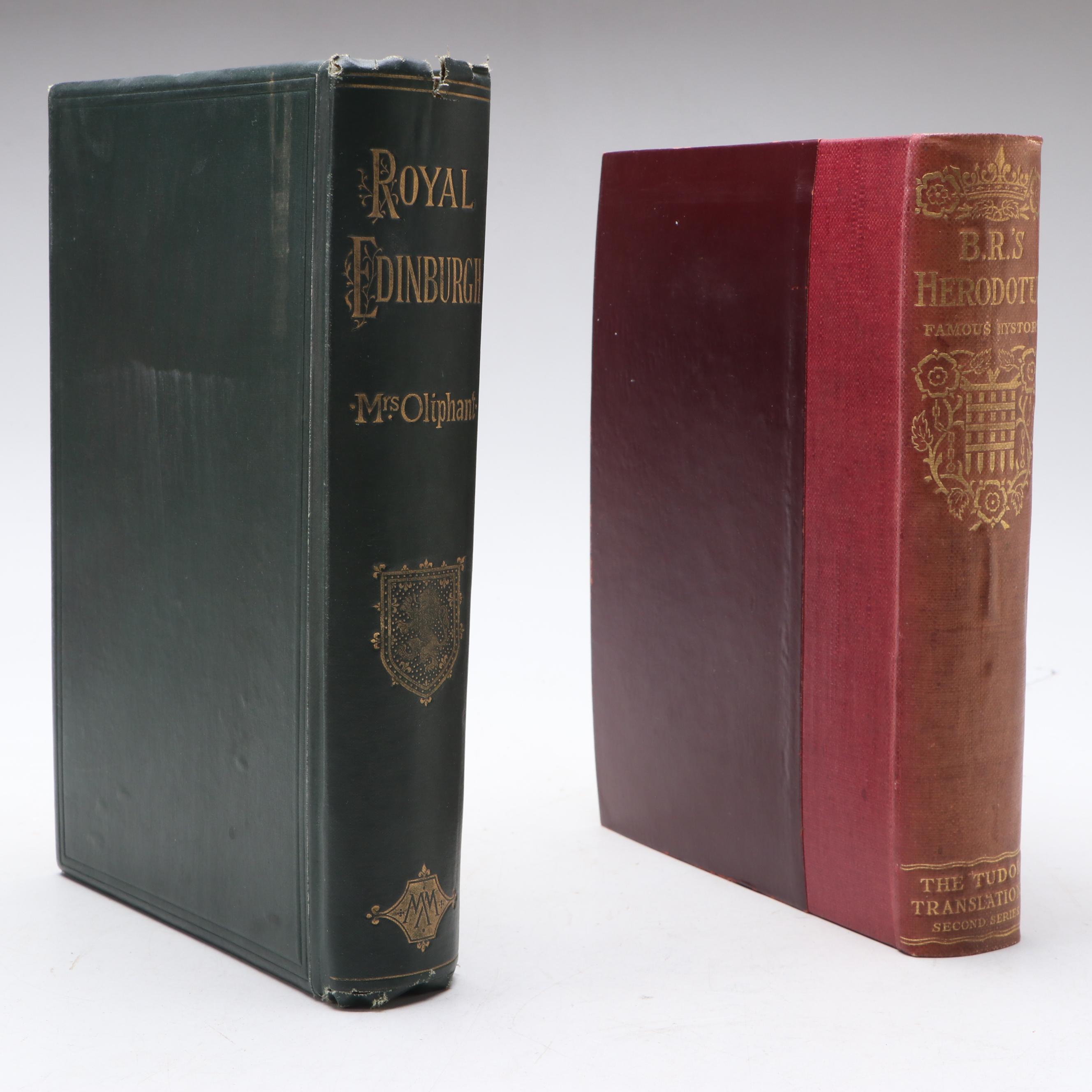 First Edition "Royal Edinburgh" by Margaret Oliphant and More