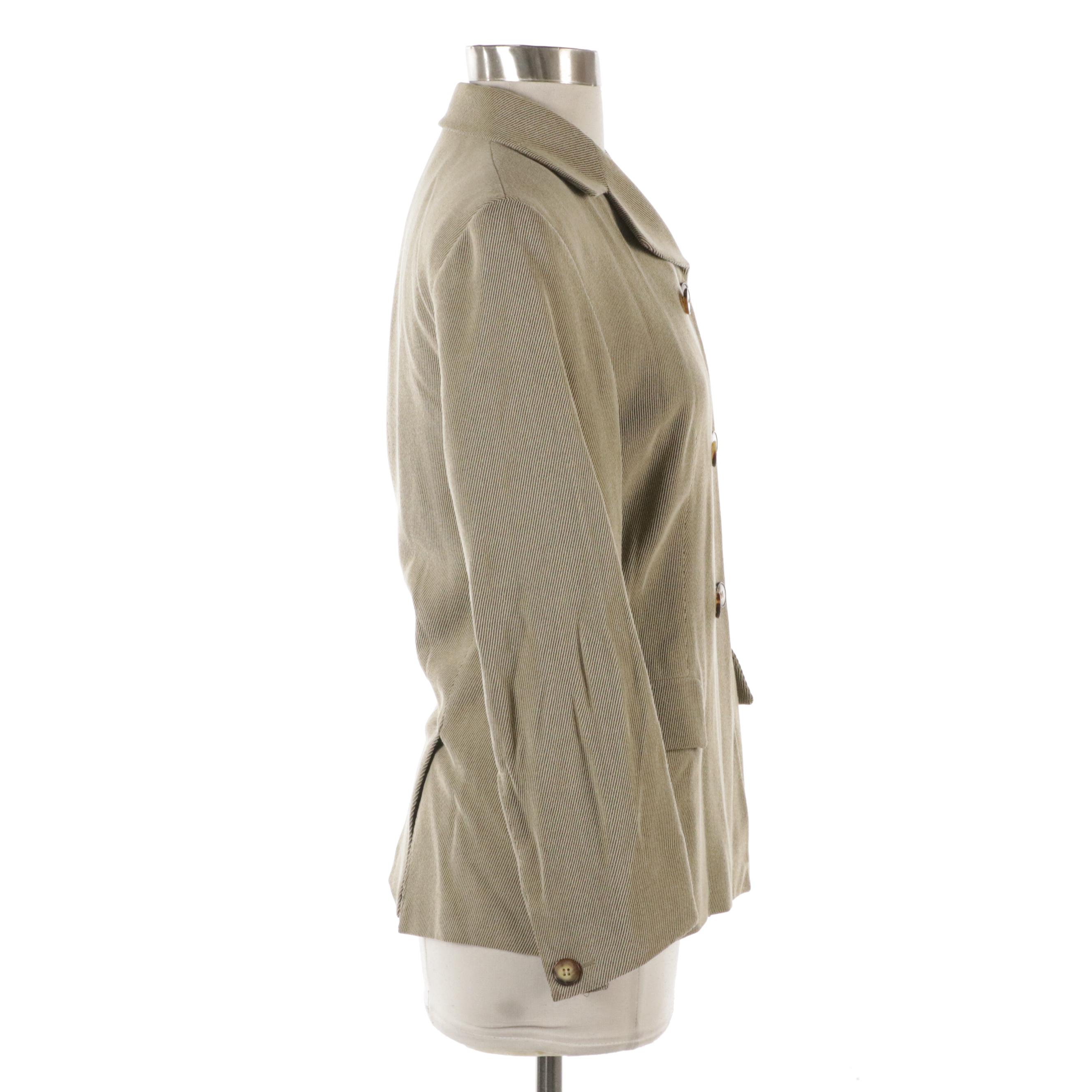 Giorgio Armani Double-Breasted Twill Blazer, circa 1980