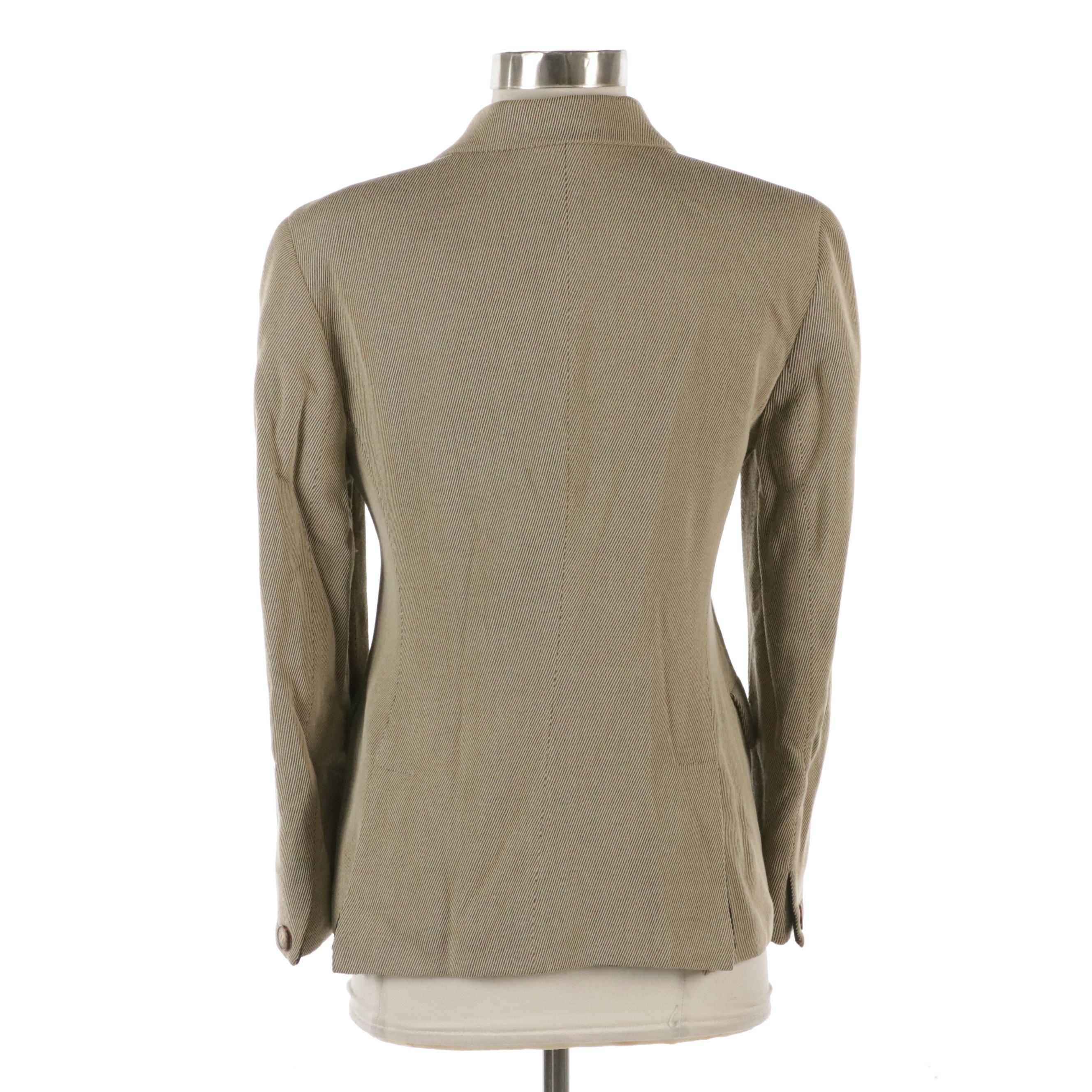 Giorgio Armani Double-Breasted Twill Blazer, circa 1980