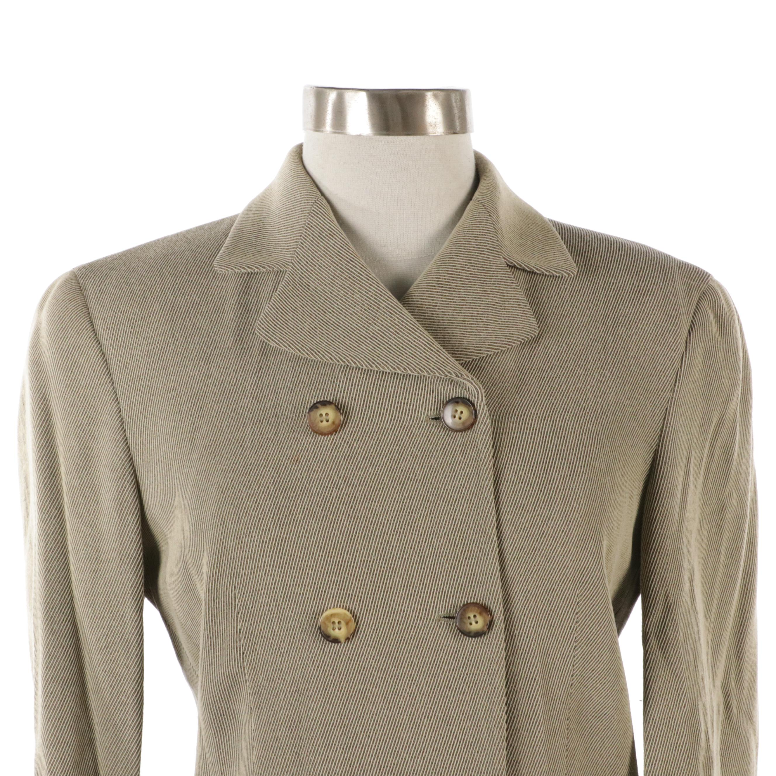 Giorgio Armani Double-Breasted Twill Blazer, circa 1980