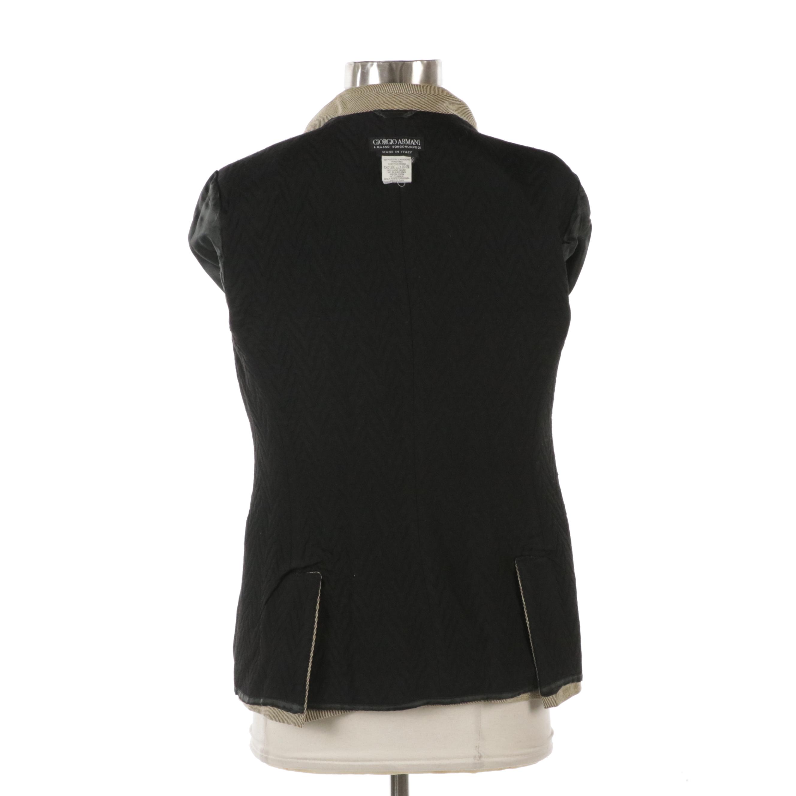 Giorgio Armani Double-Breasted Twill Blazer, circa 1980