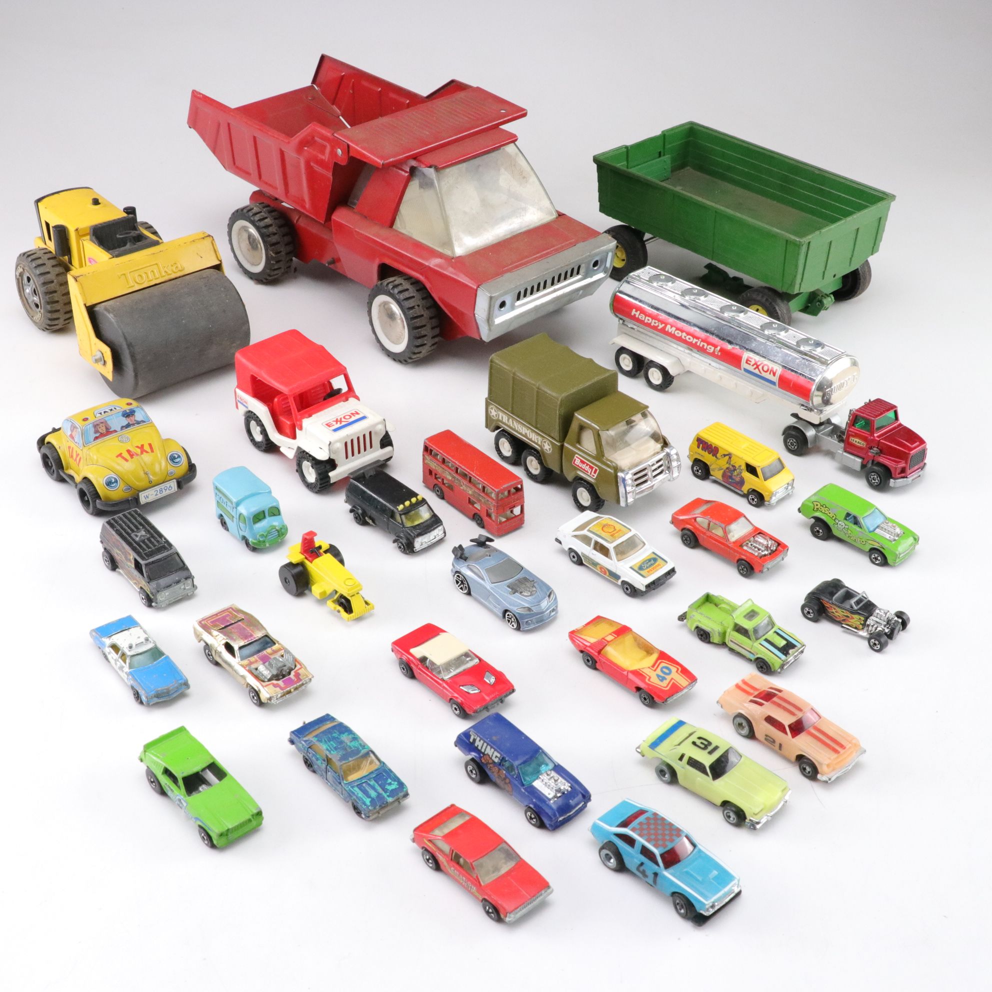 Toy Vehicles with Buddy-L, Tonka, ERTL, Matchbox, Hot Wheels, and More