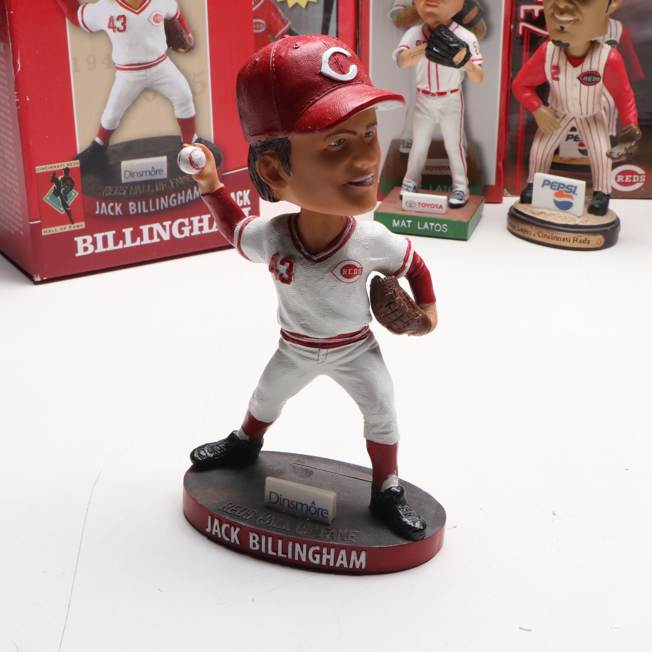 Zack Cozart, Tom Browning, Felipe Lopez and More Cincinnati Reds Bobbleheads