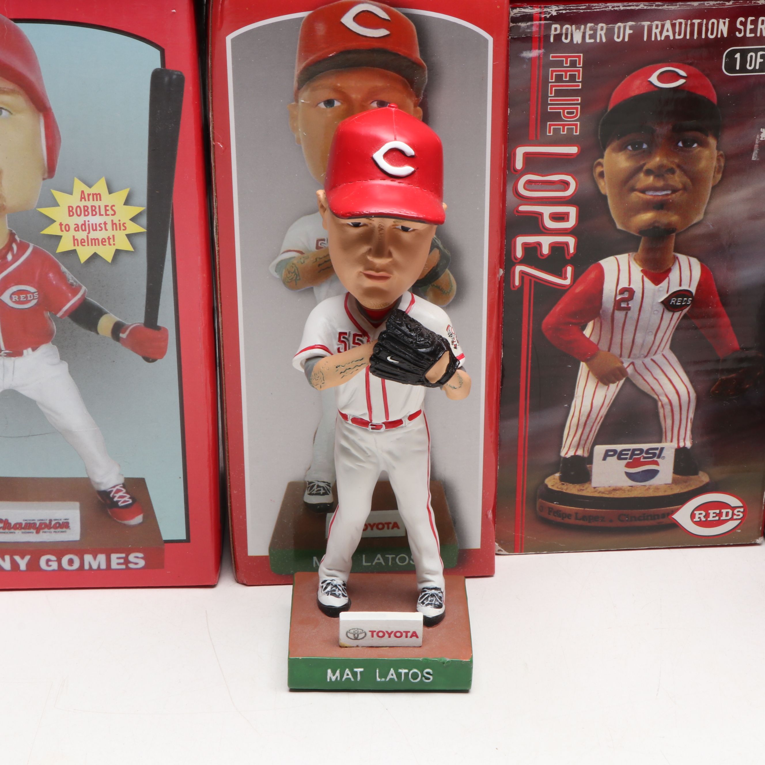 Zack Cozart, Tom Browning, Felipe Lopez and More Cincinnati Reds Bobbleheads