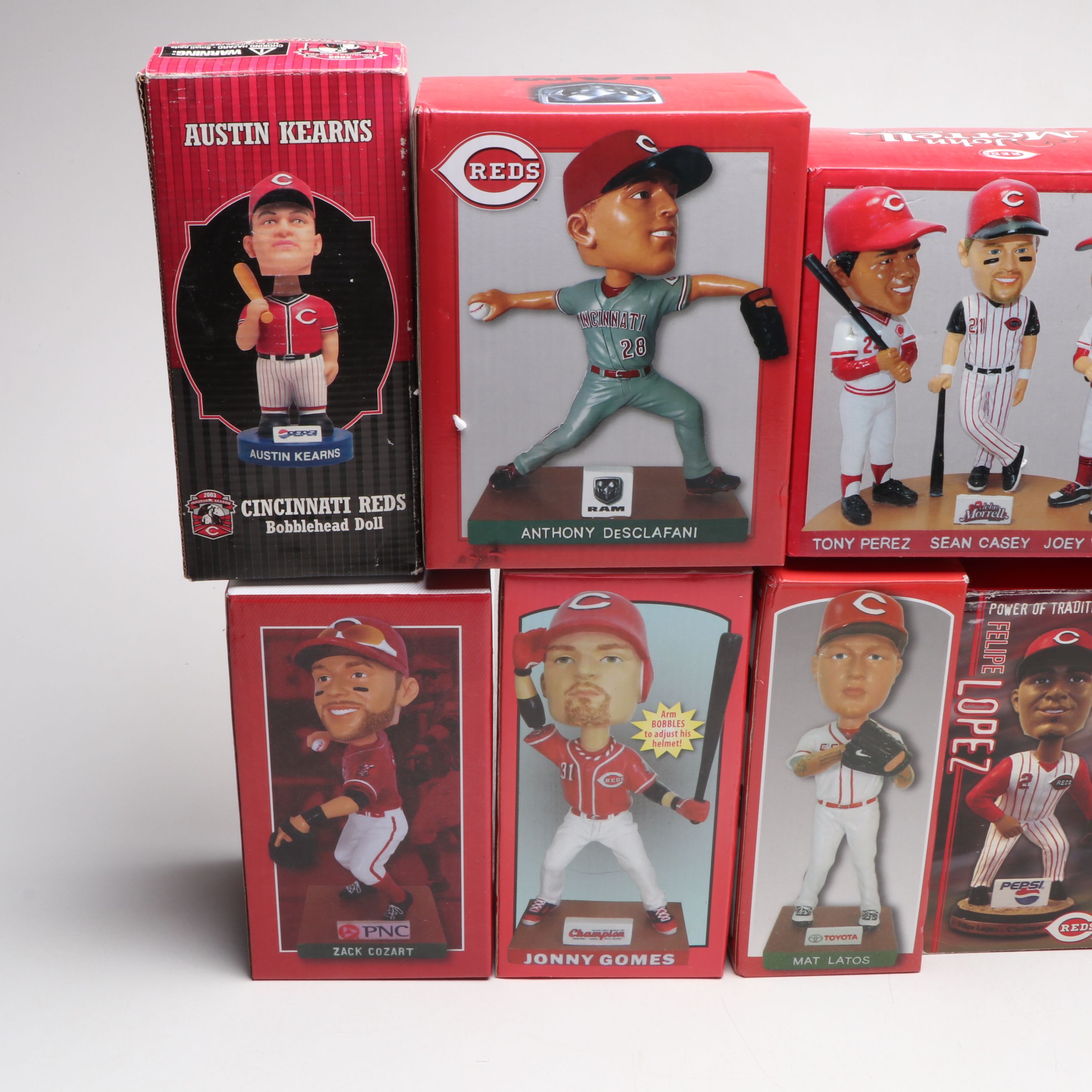 Zack Cozart, Tom Browning, Felipe Lopez and More Cincinnati Reds Bobbleheads