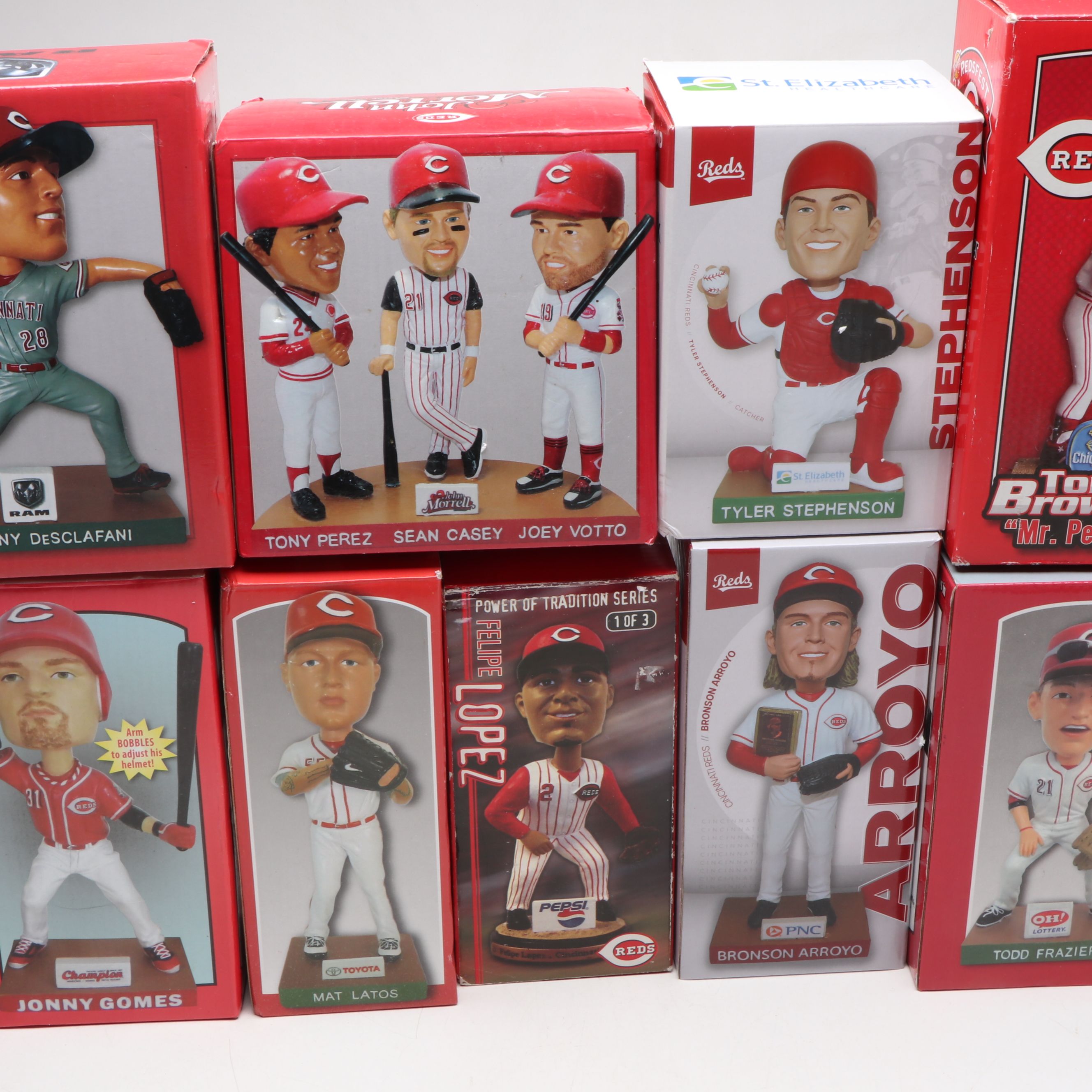 Zack Cozart, Tom Browning, Felipe Lopez and More Cincinnati Reds Bobbleheads