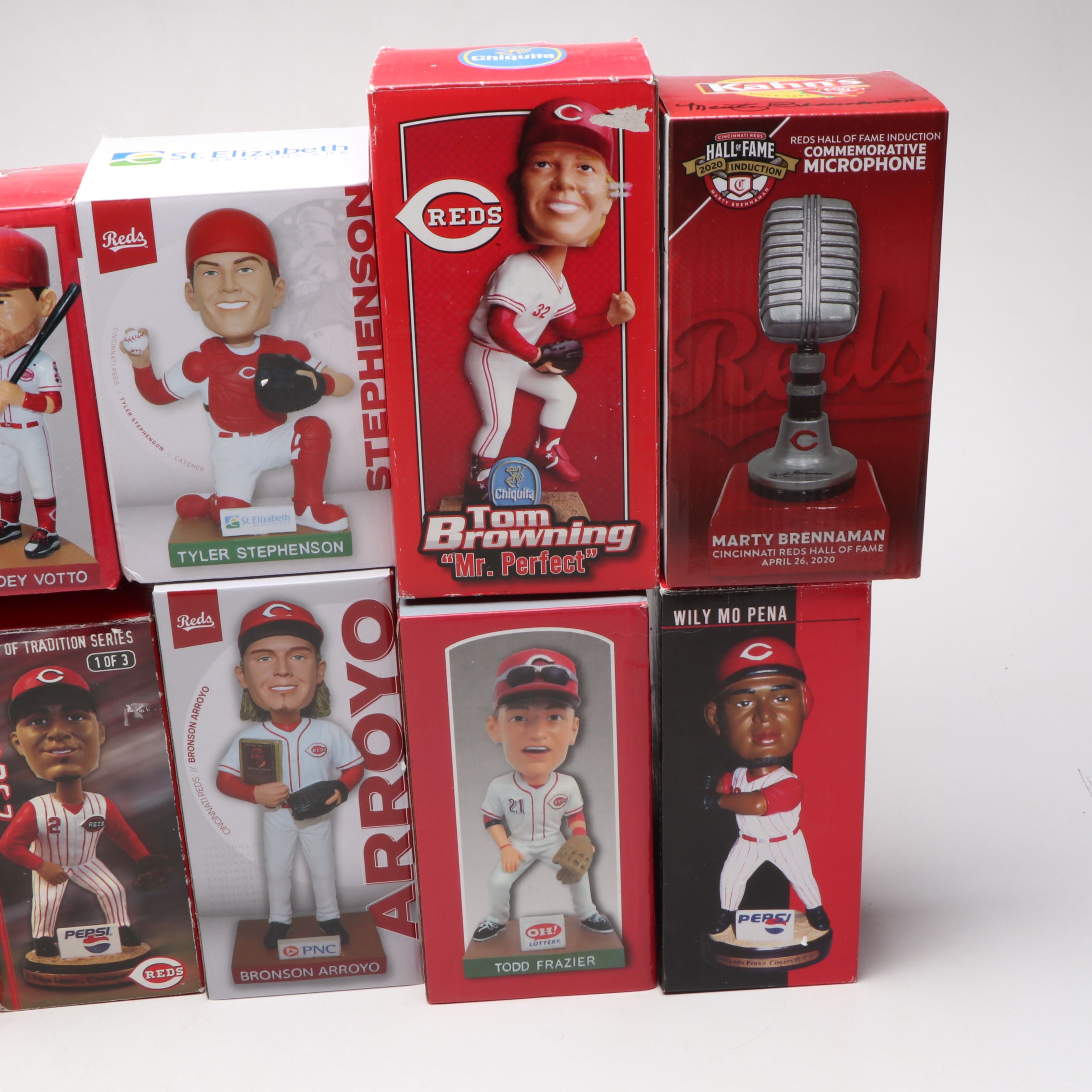 Zack Cozart, Tom Browning, Felipe Lopez and More Cincinnati Reds Bobbleheads