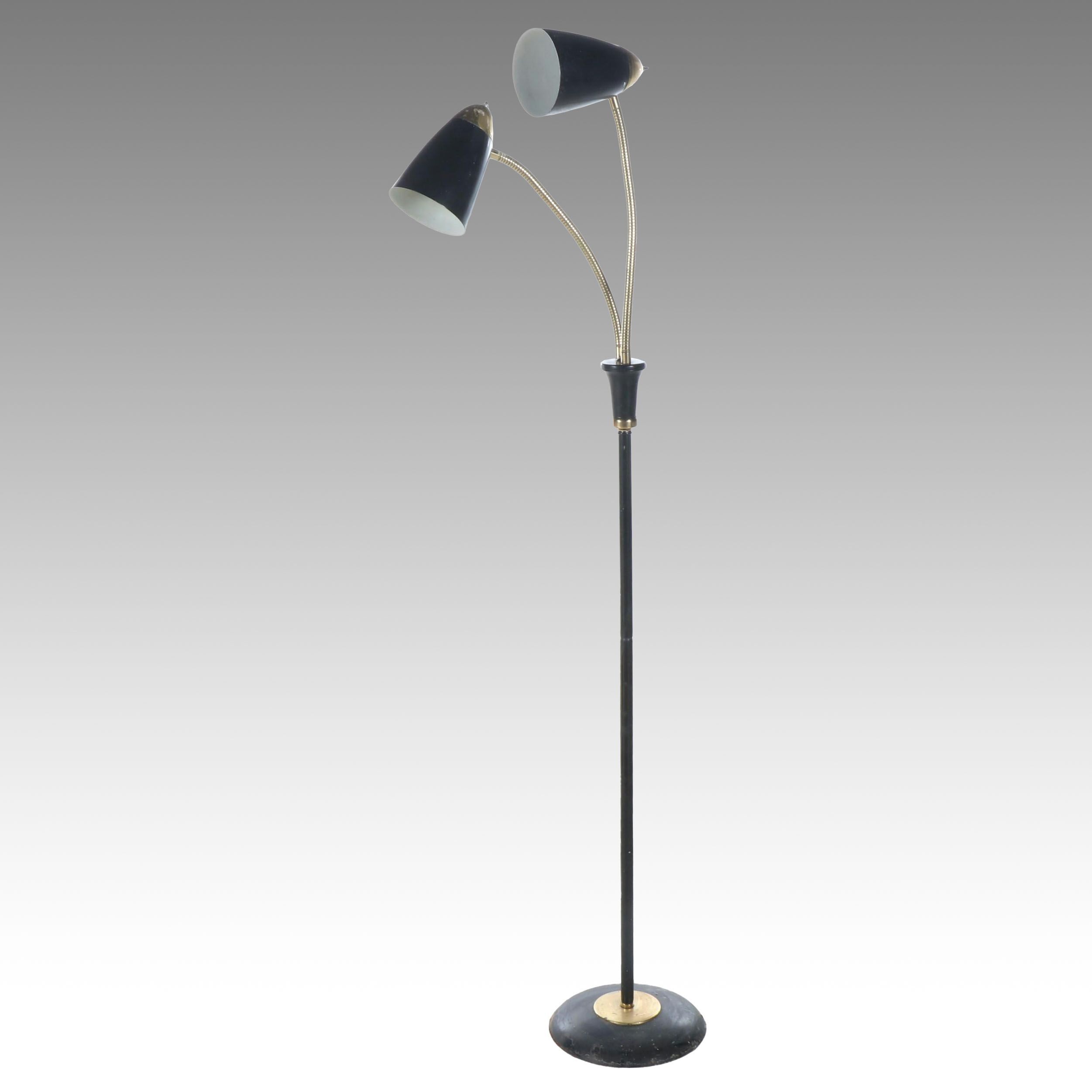 Two-Tone Adjustable Floor Lamp