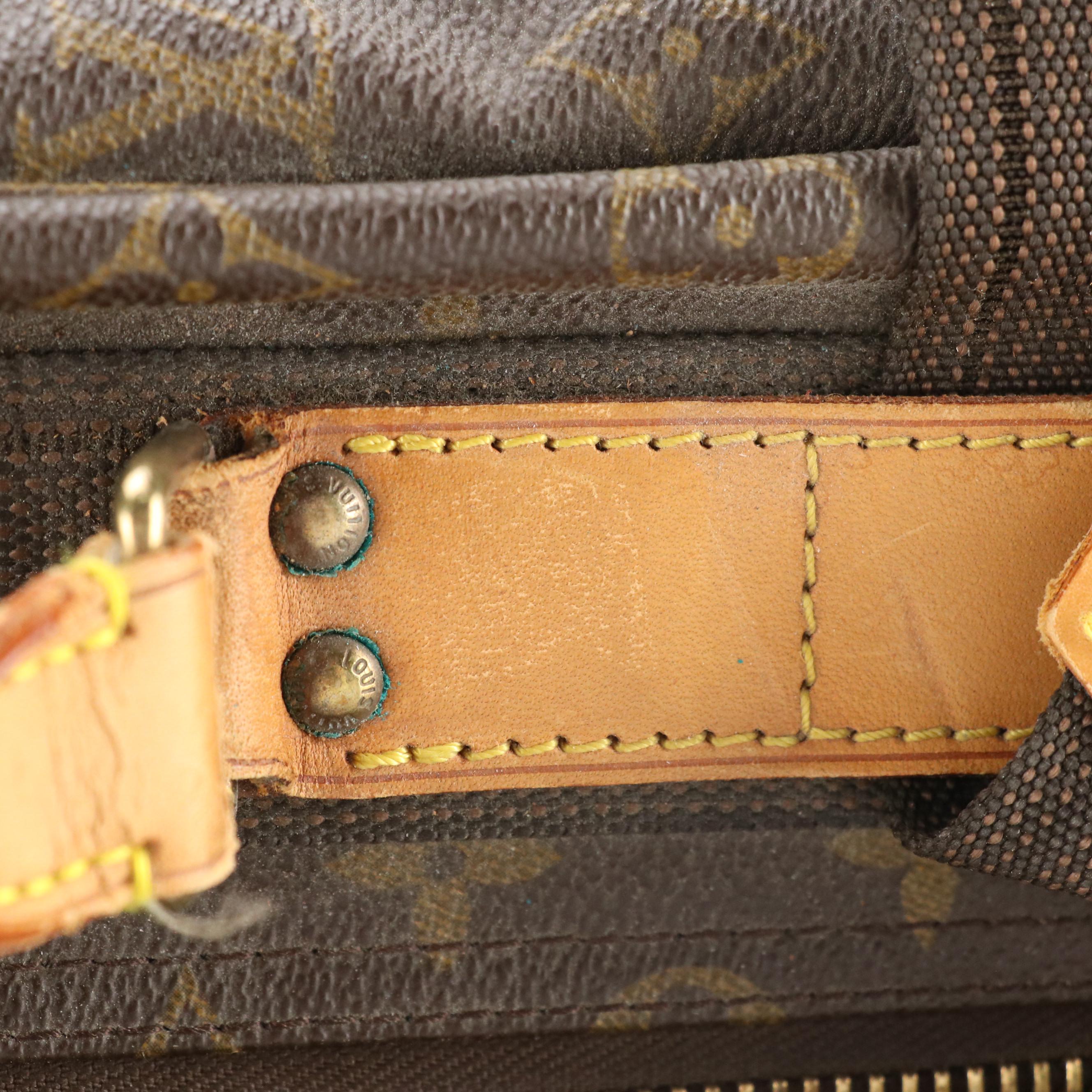 Louis Vuitton Satellite 53 Suitcase in Monogram Coated Canvas and Leather Trim