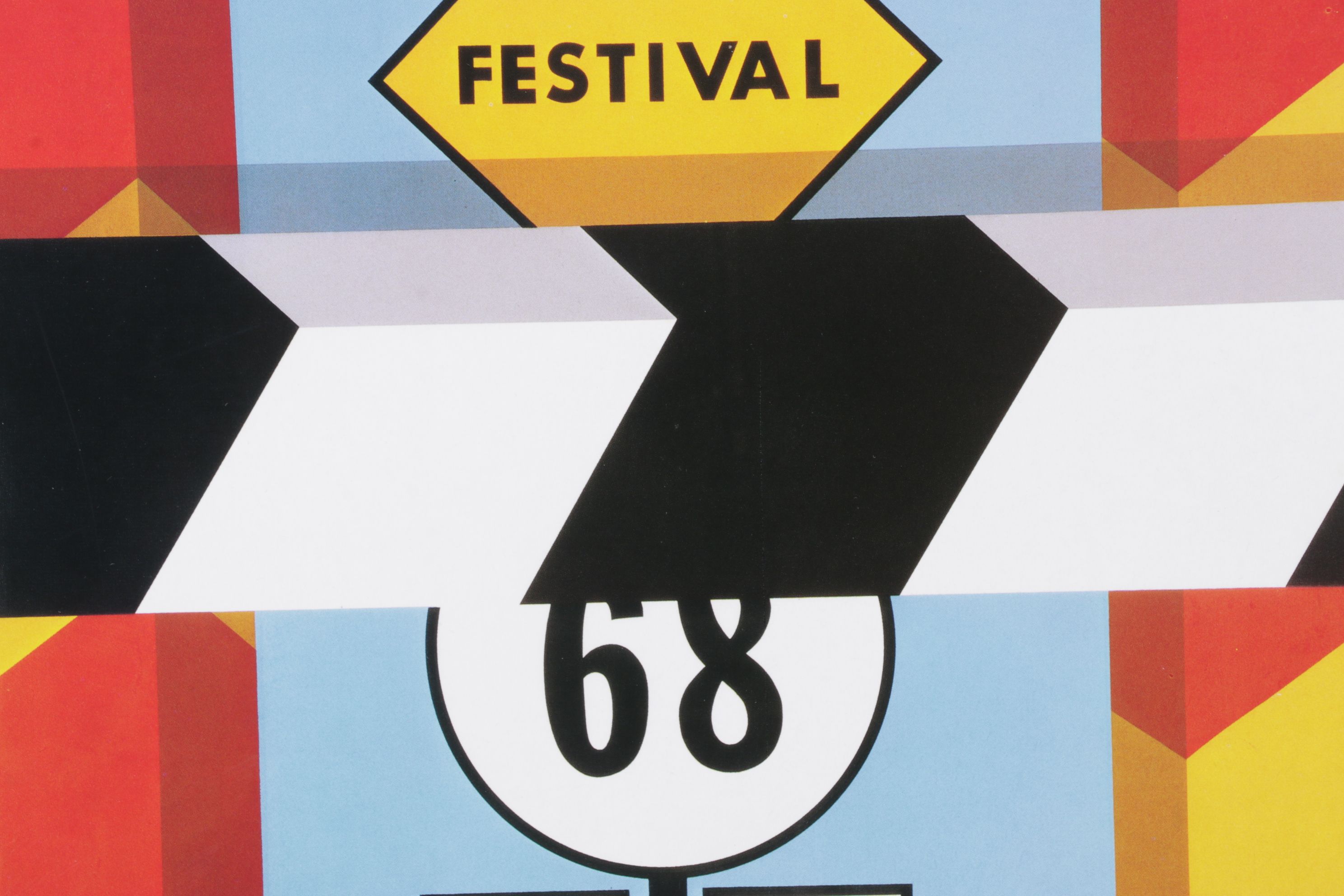Offset Lithograph after Allan D'Arcangelo for Lincoln Center Festival '68