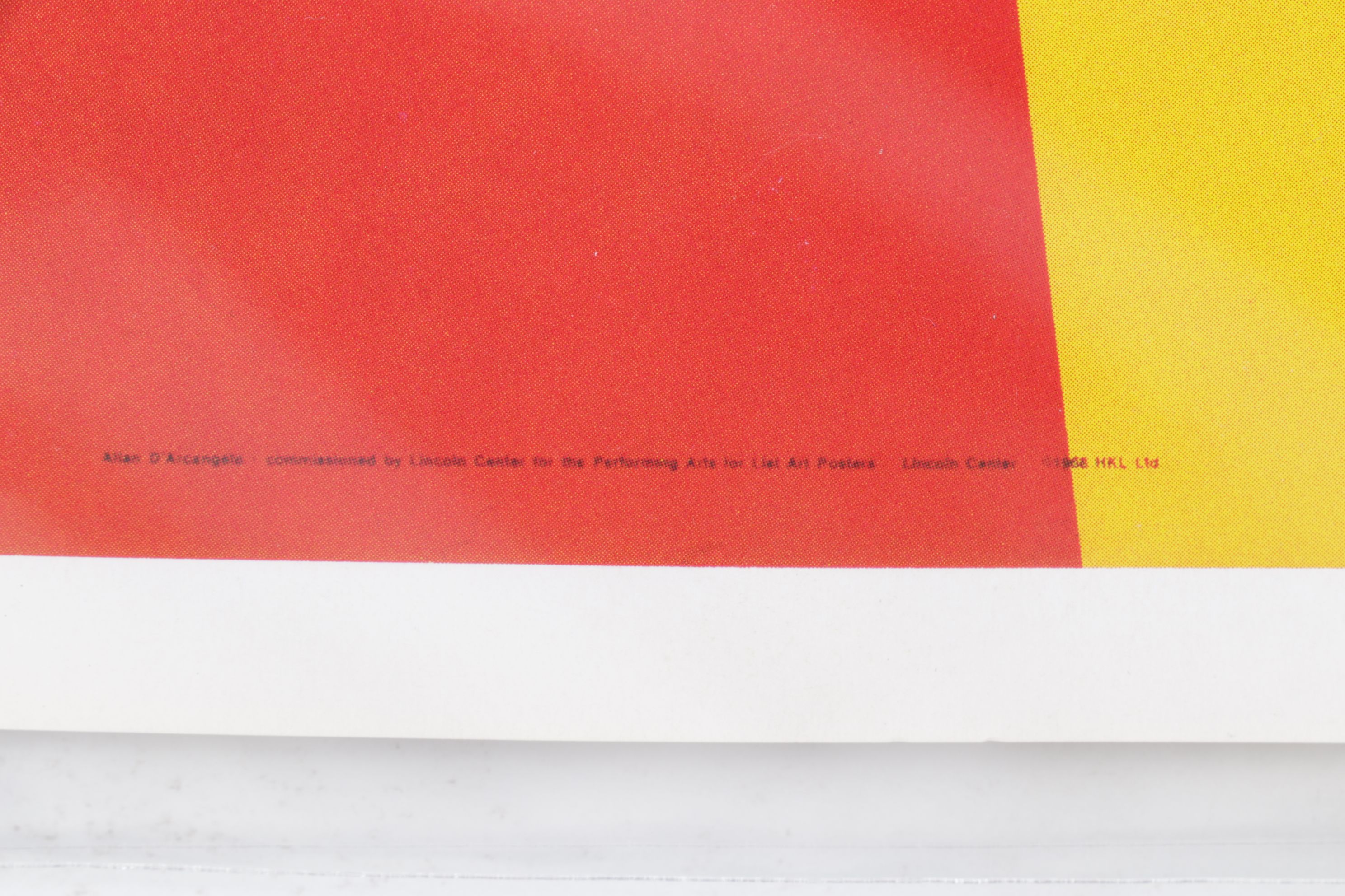 Offset Lithograph after Allan D'Arcangelo for Lincoln Center Festival '68