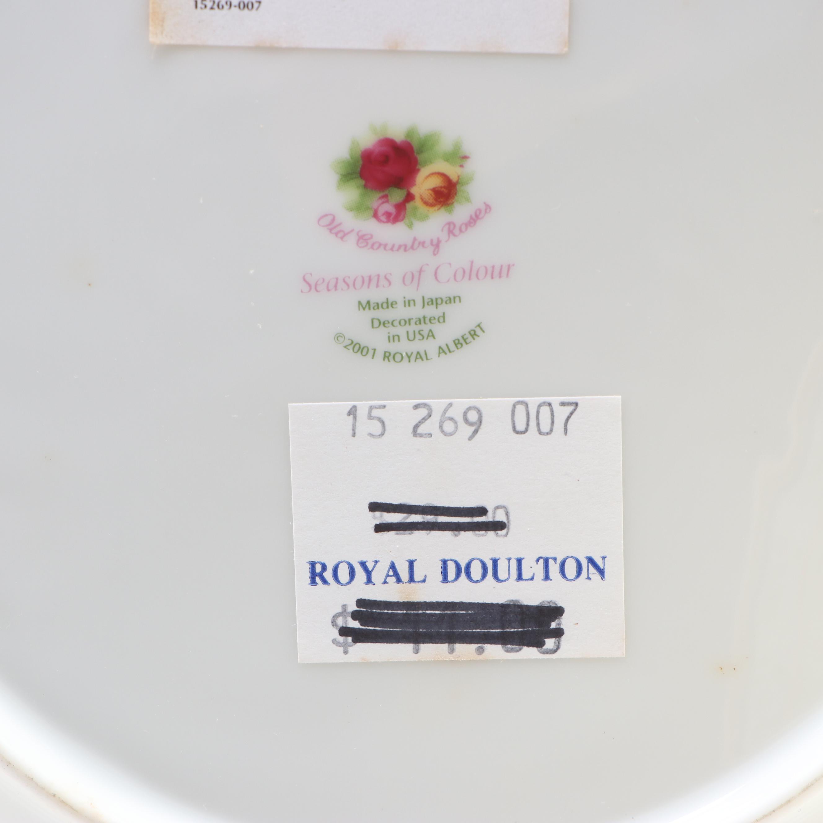 Royal Albert "Spring Garden" China Dinnerware, 2002-2004