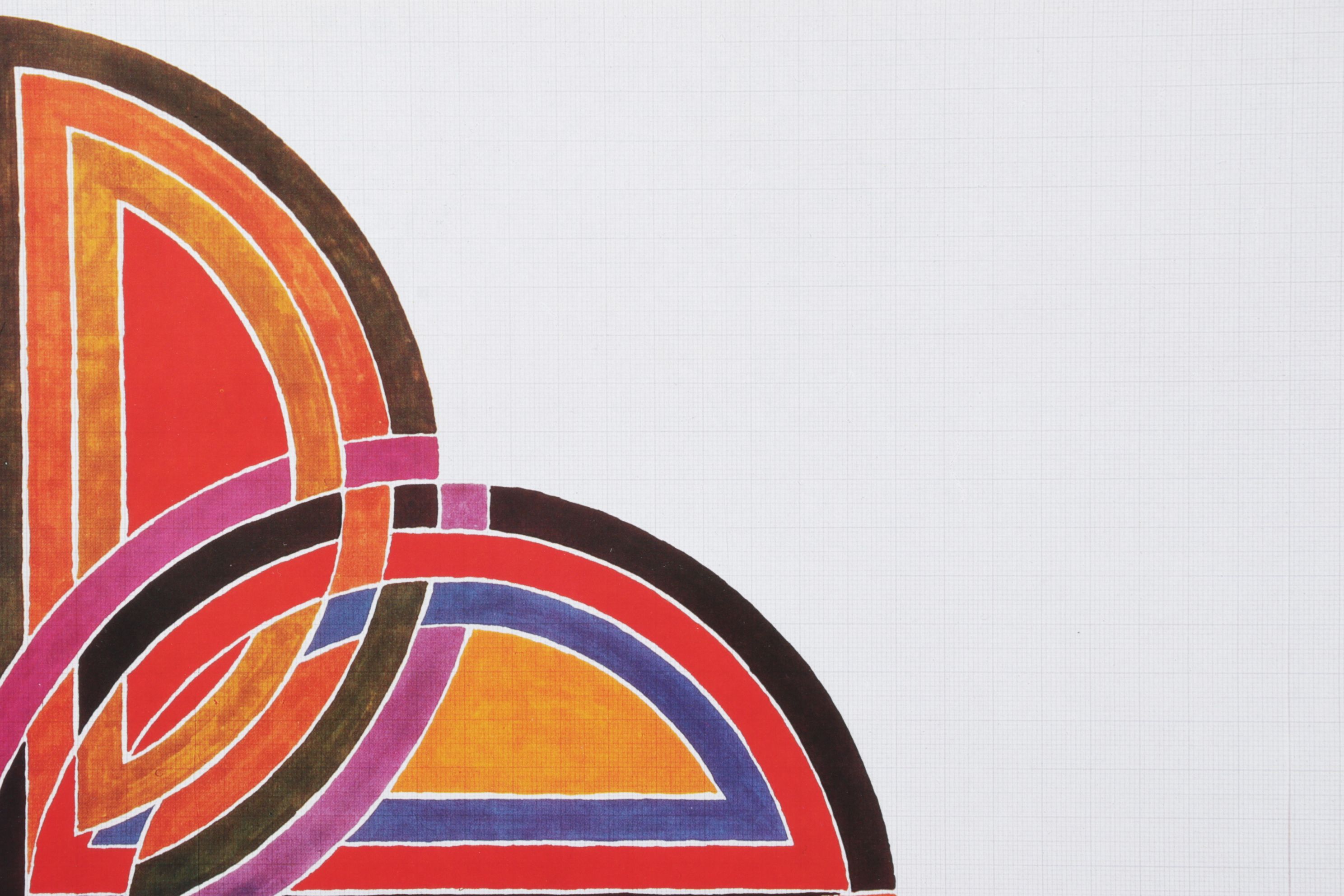 Offset Lithograph after Frank Stella for Lincoln Center Festival '67