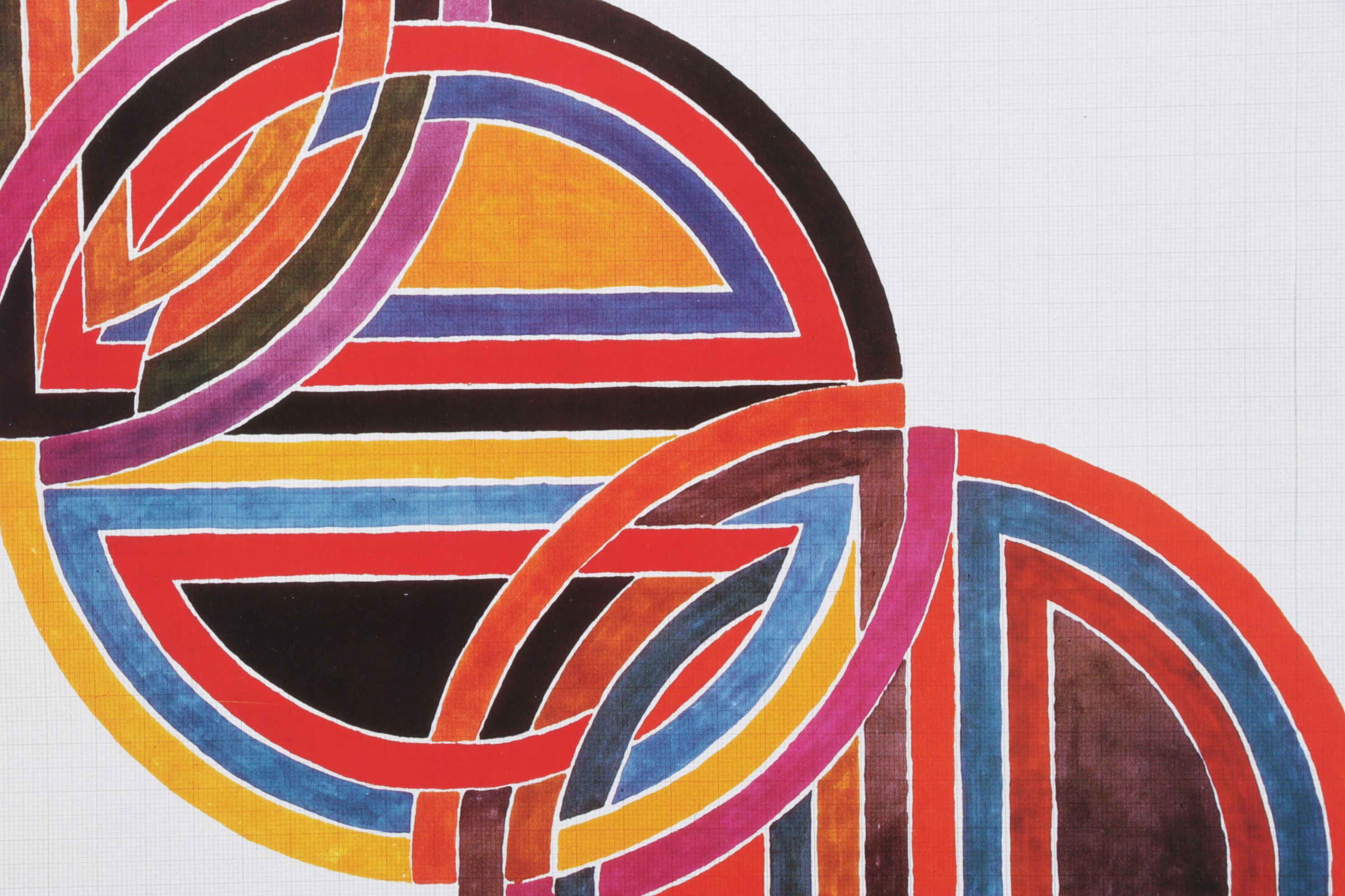 Offset Lithograph after Frank Stella for Lincoln Center Festival '67