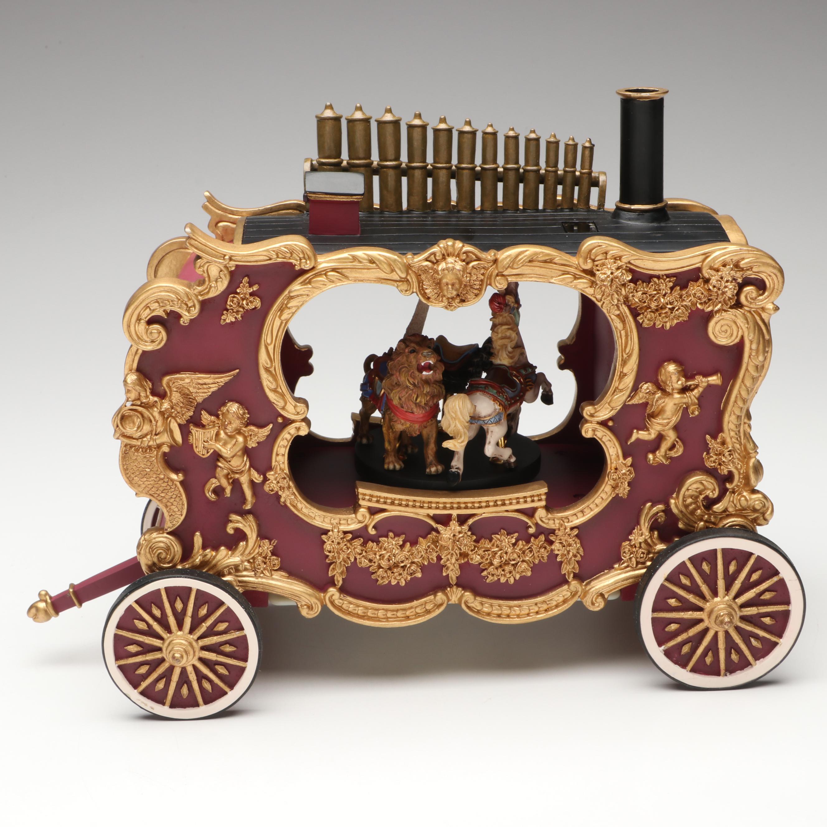 San Francisco Music Box Company "Journey to the Phantom Layer" and Circus Wagon