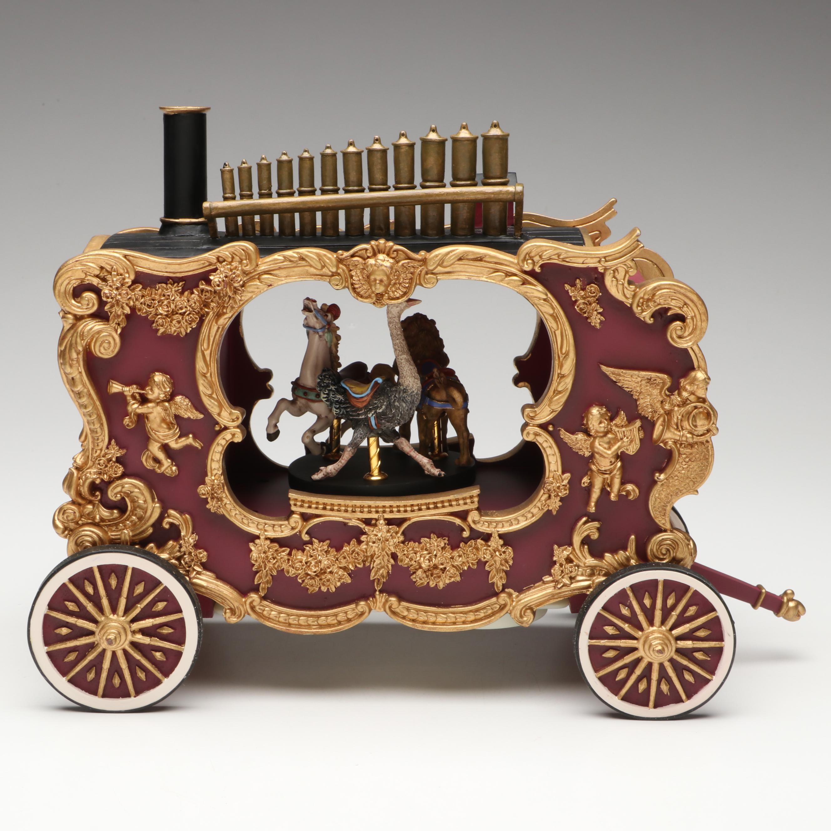 San Francisco Music Box Company "Journey to the Phantom Layer" and Circus Wagon