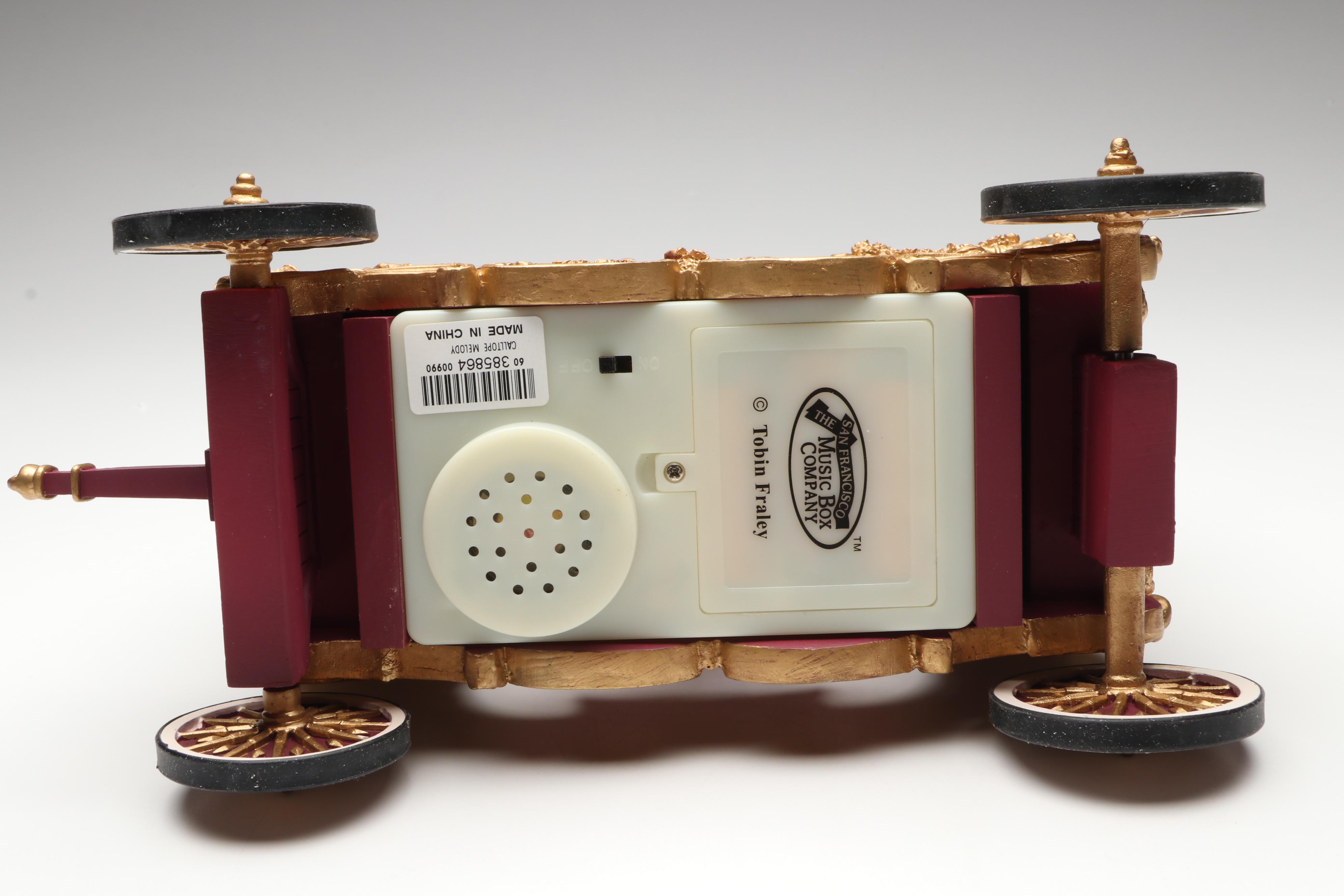 San Francisco Music Box Company "Journey to the Phantom Layer" and Circus Wagon