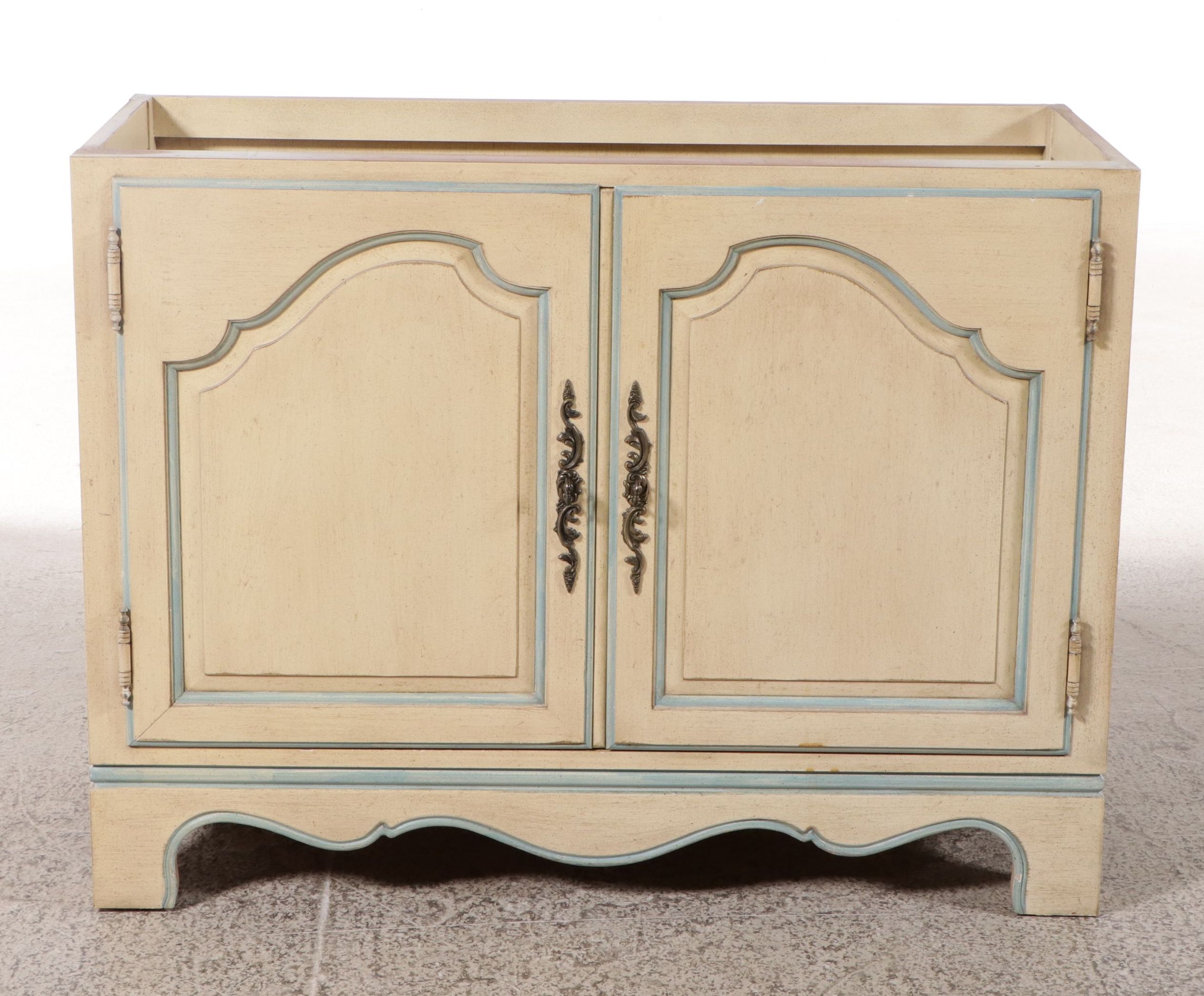 Milling Road Furniture French Provincial Style Painted Armoire