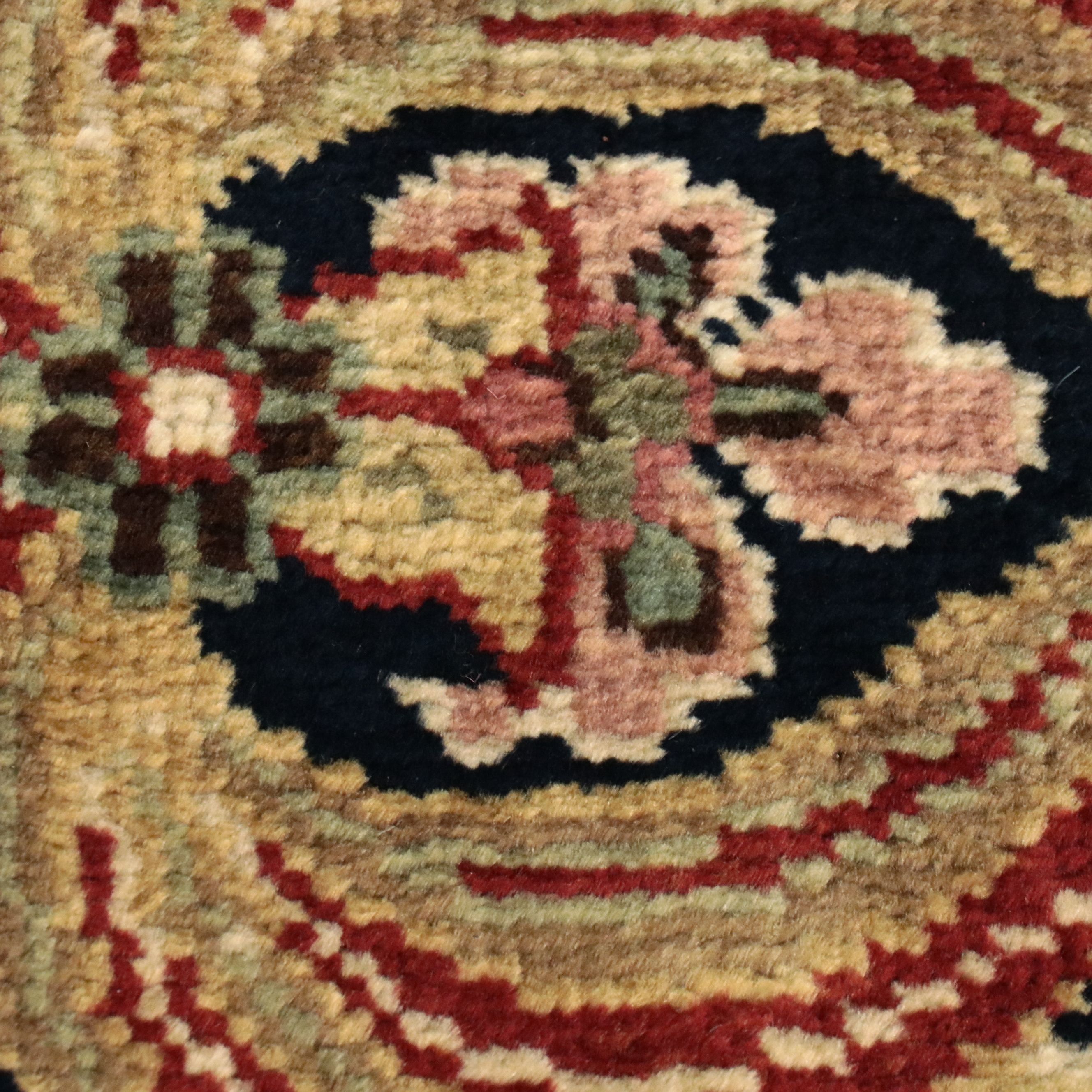 11'8 x 14'8 Hand-Knotted Indian Agra Room-Sized Rug