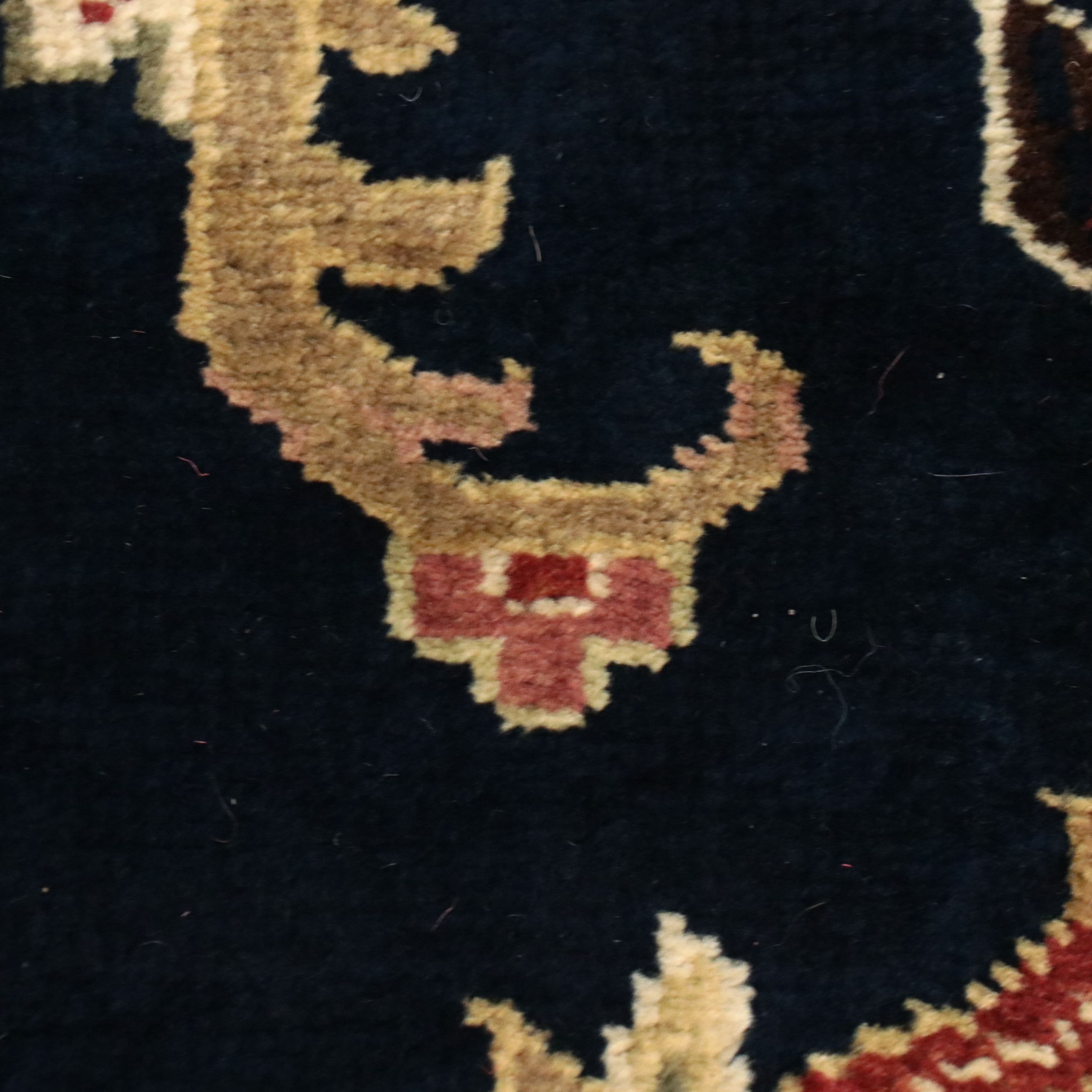 11'8 x 14'8 Hand-Knotted Indian Agra Room-Sized Rug