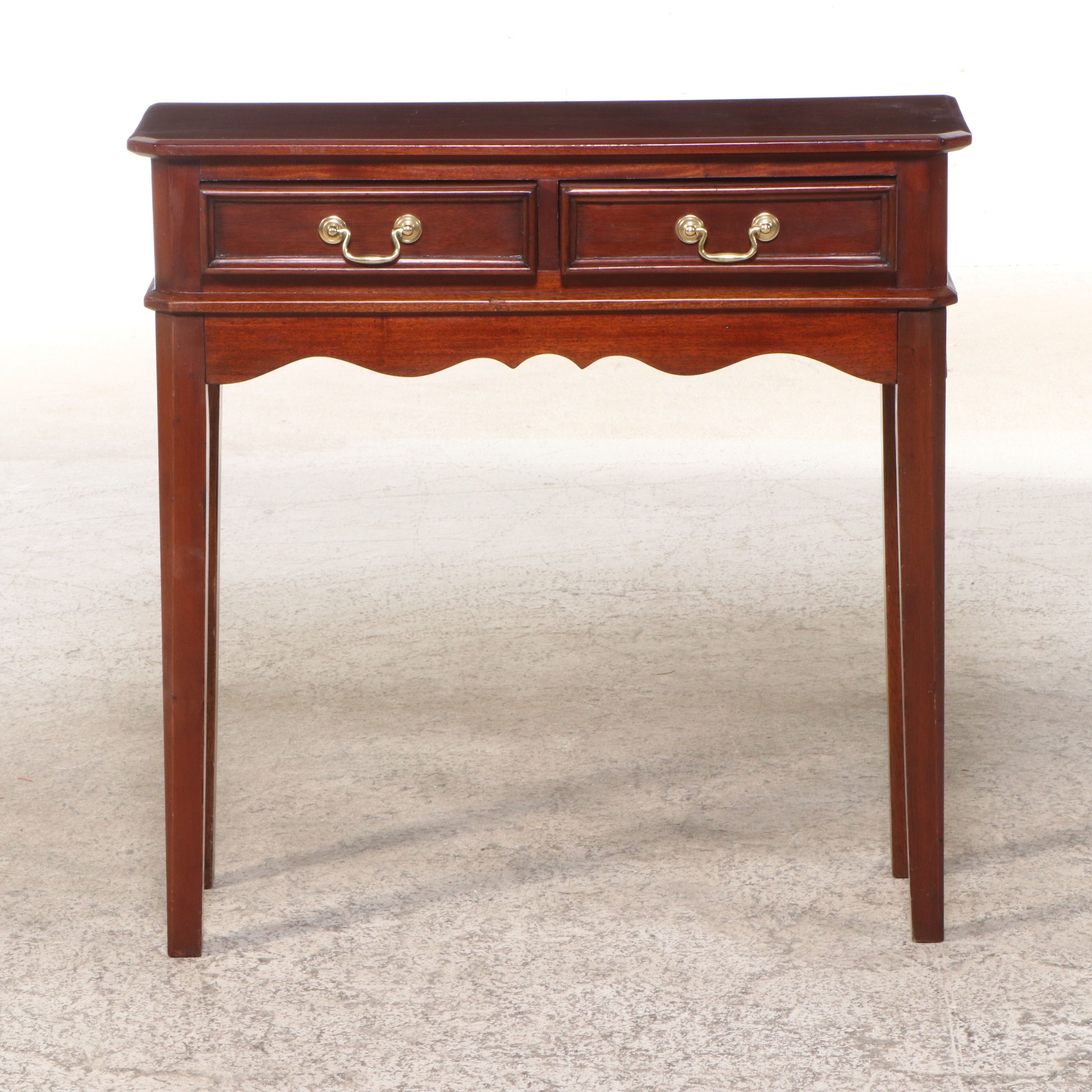 Chippendale Style Mahogany Small Console Table