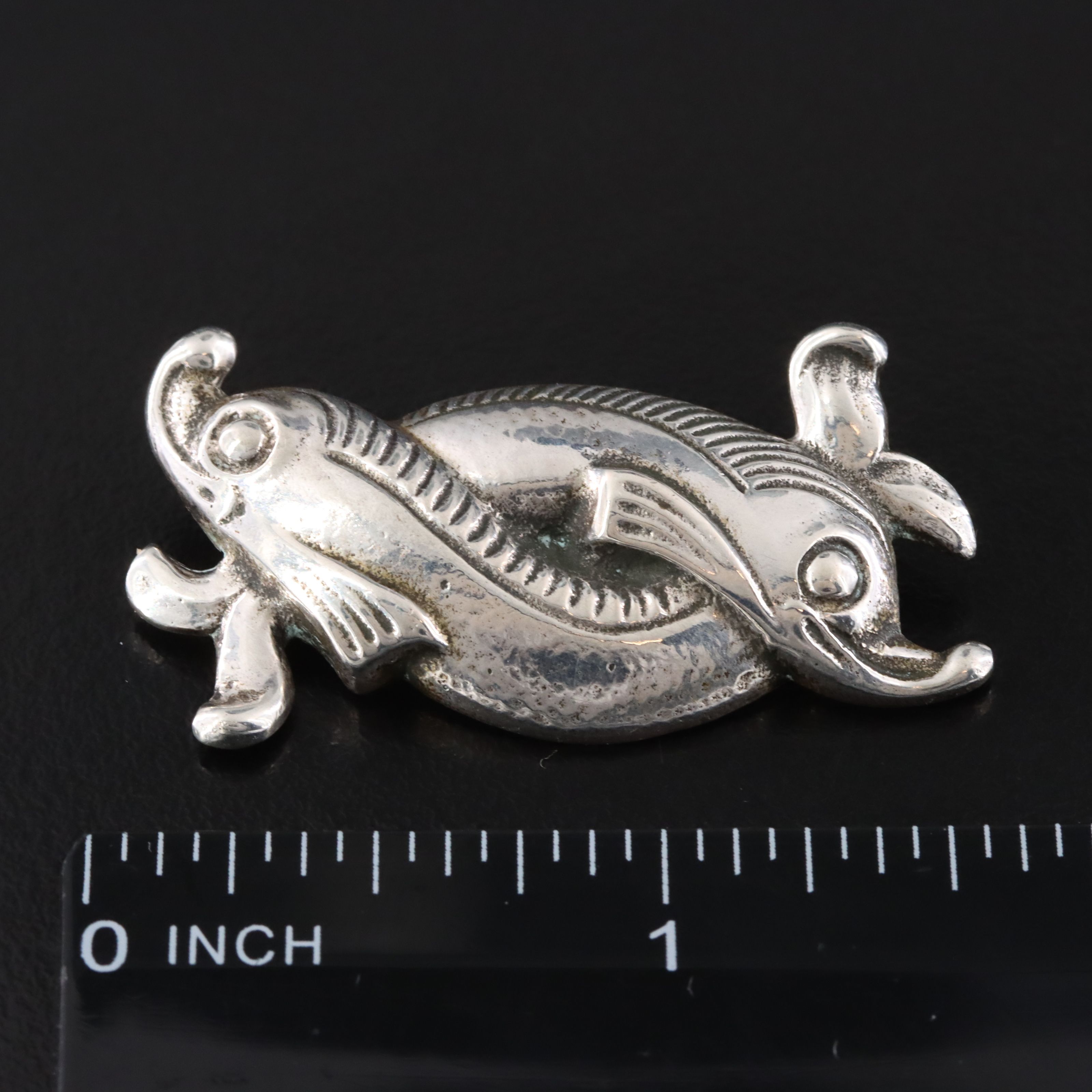 Vintage Danish Sterling Pisces Zodiac Fish Brooch