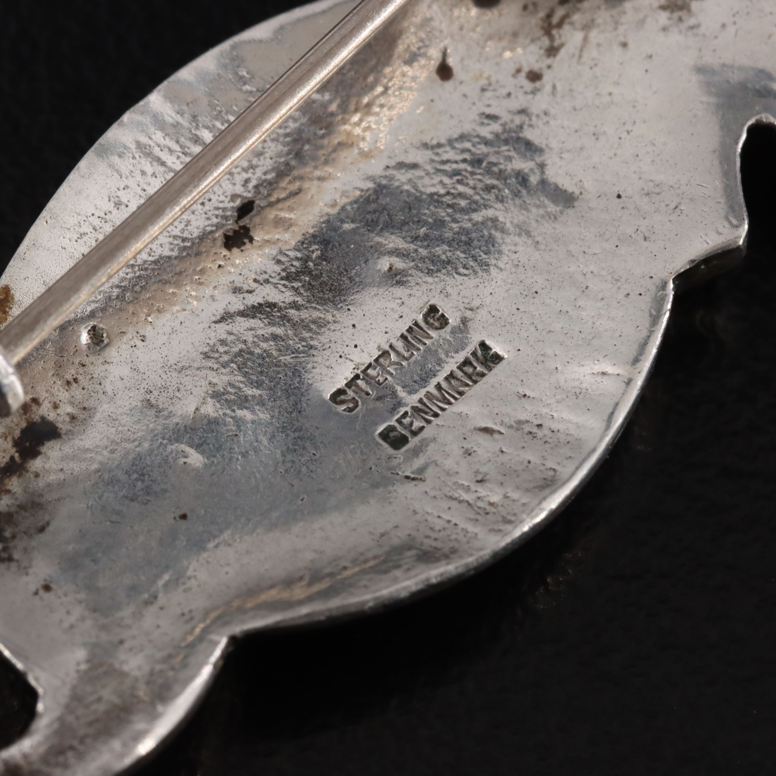 Vintage Danish Sterling Pisces Zodiac Fish Brooch